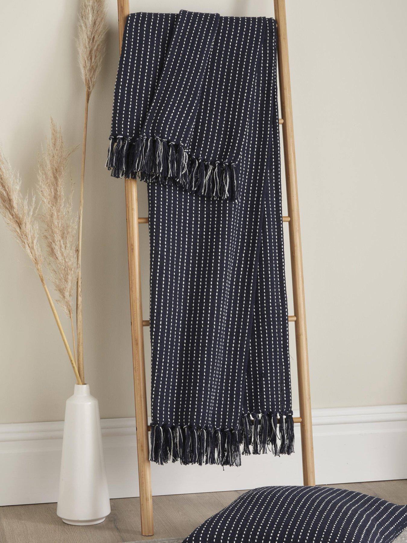 undefined Quinn Throw in Navy