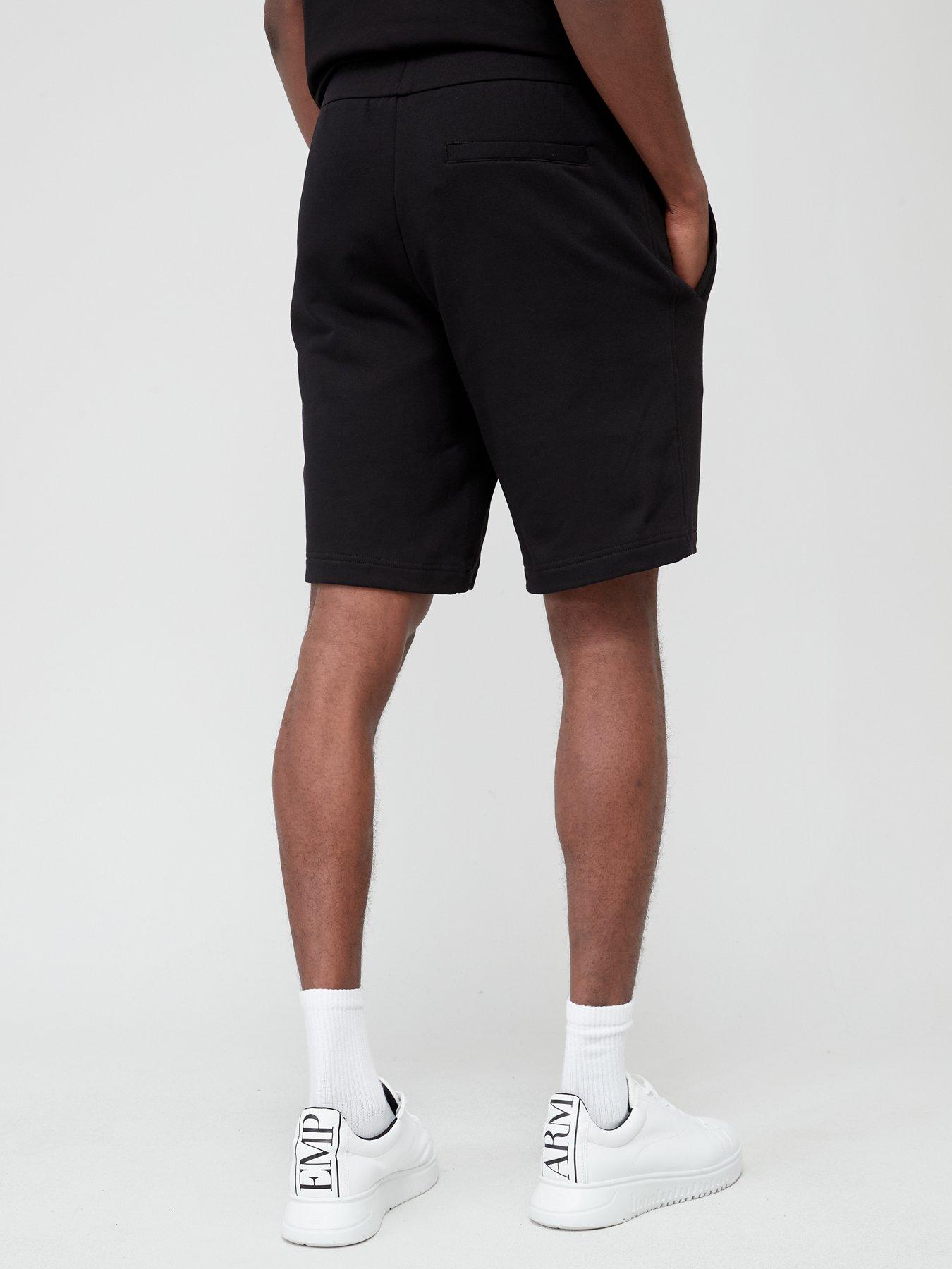 armani-exchange-ax-logo-jersey-short-blackstillFront