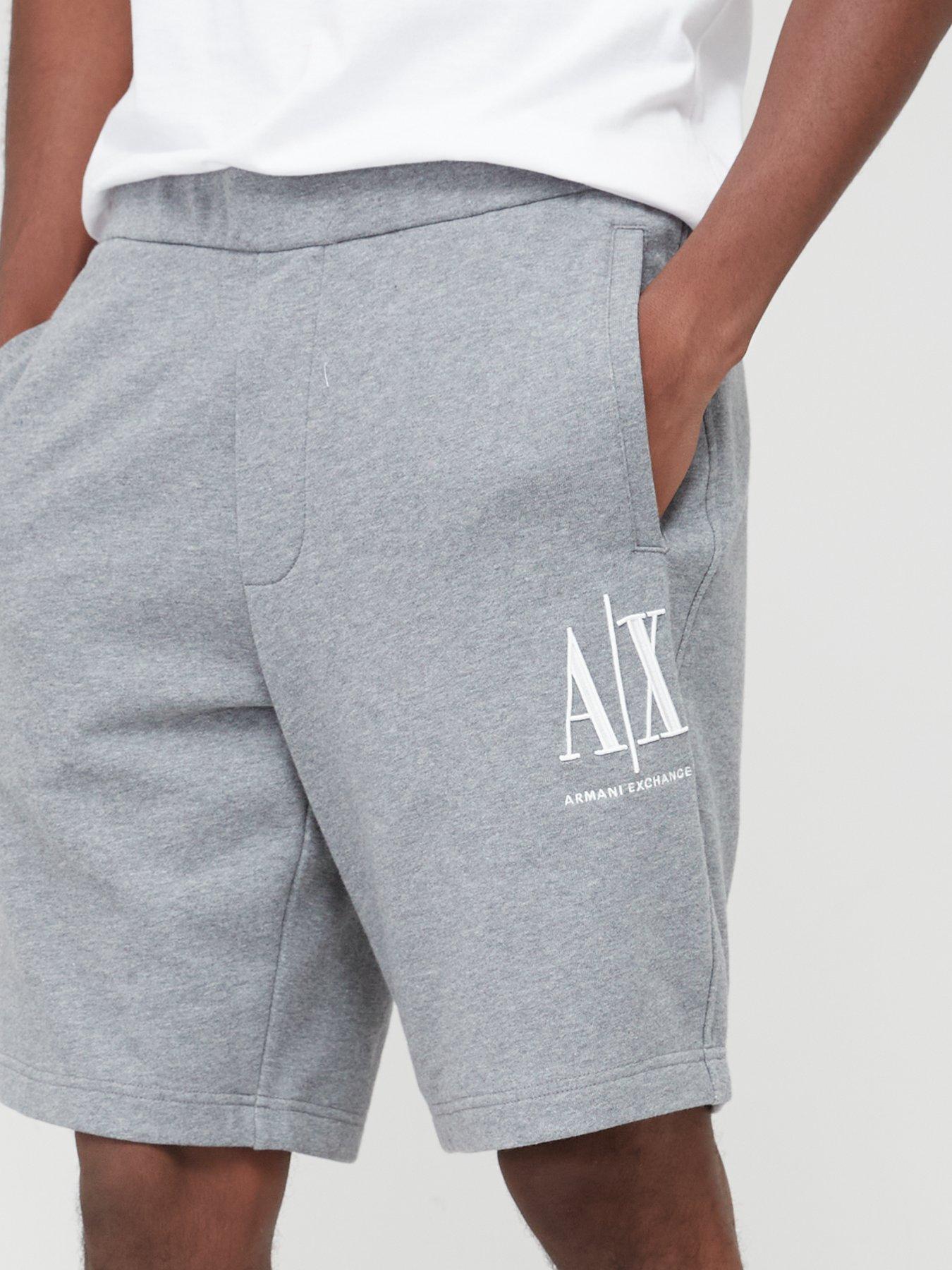 armani-exchange-armani-exchange-ax-logo-jersey-shorts-greyoutfit