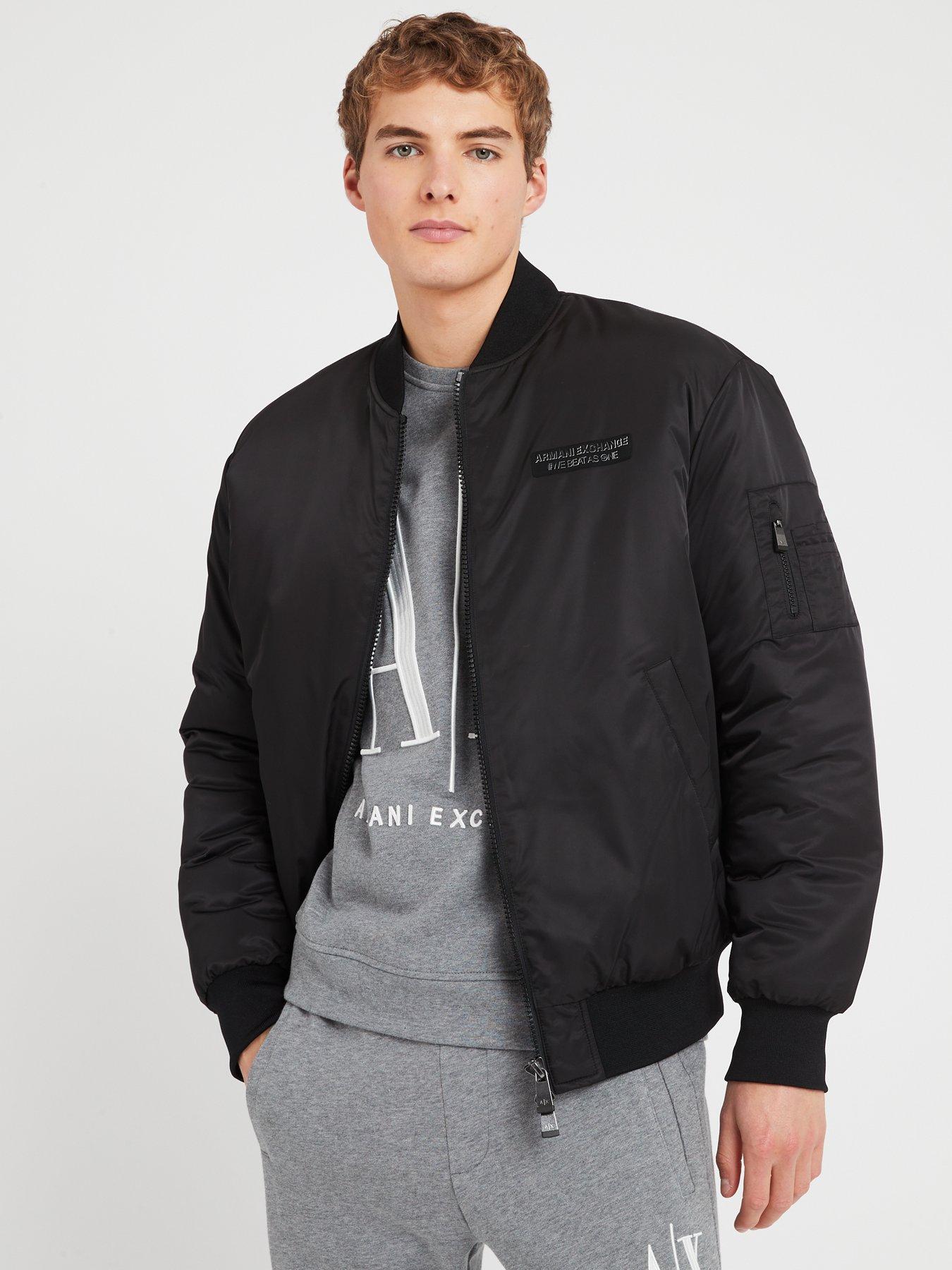 EA7 Emporio Armani Core Id Logo Padded Hooded Jacket - Navy