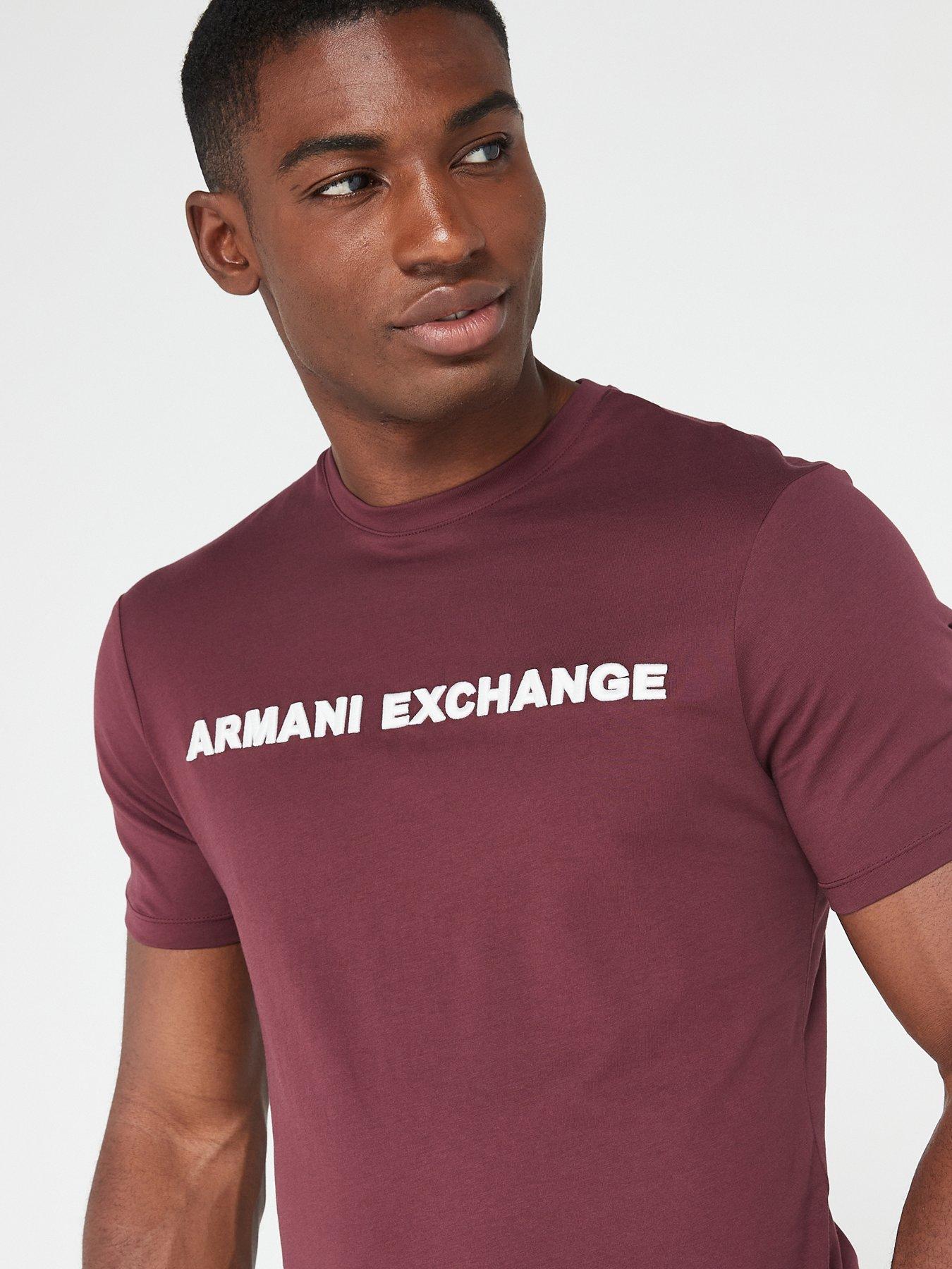 Armani red clearance shirt