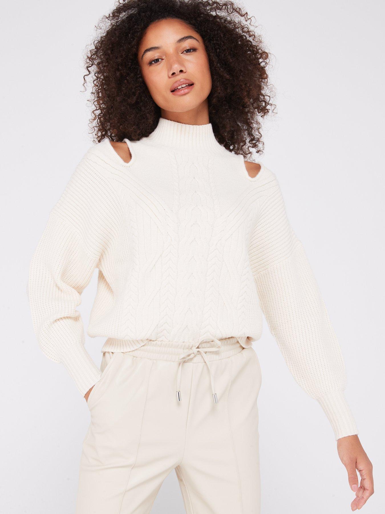 White cut out jumper sale