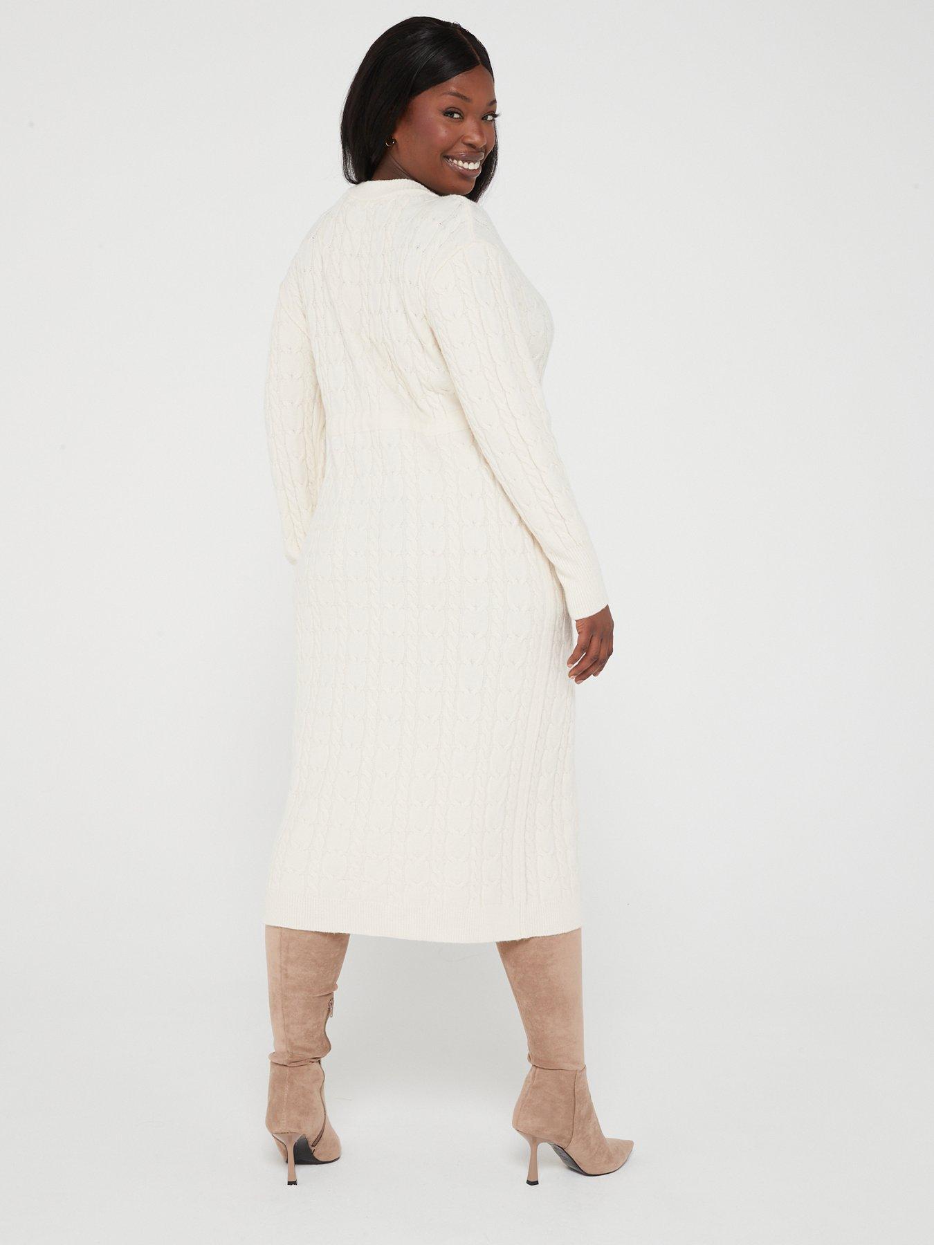 Off white hot sale jumper dress