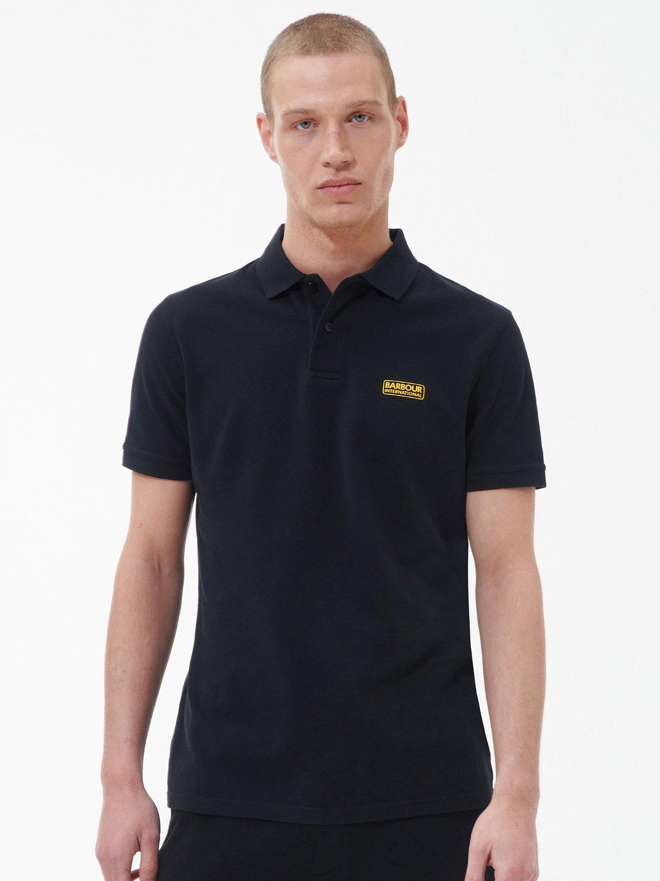 Black clearance barbour polo