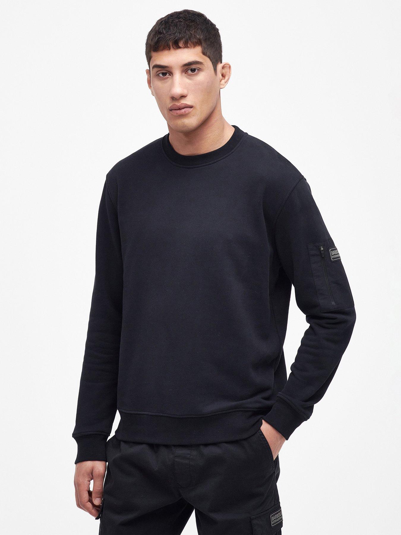 Long sweatshirt outlet with pockets