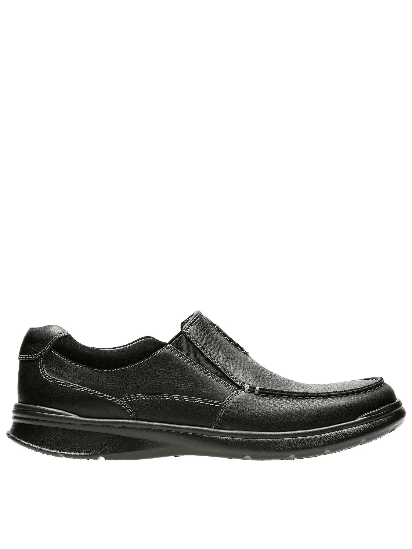 Clarks Cotrell Slip On Shoes - Black | Very