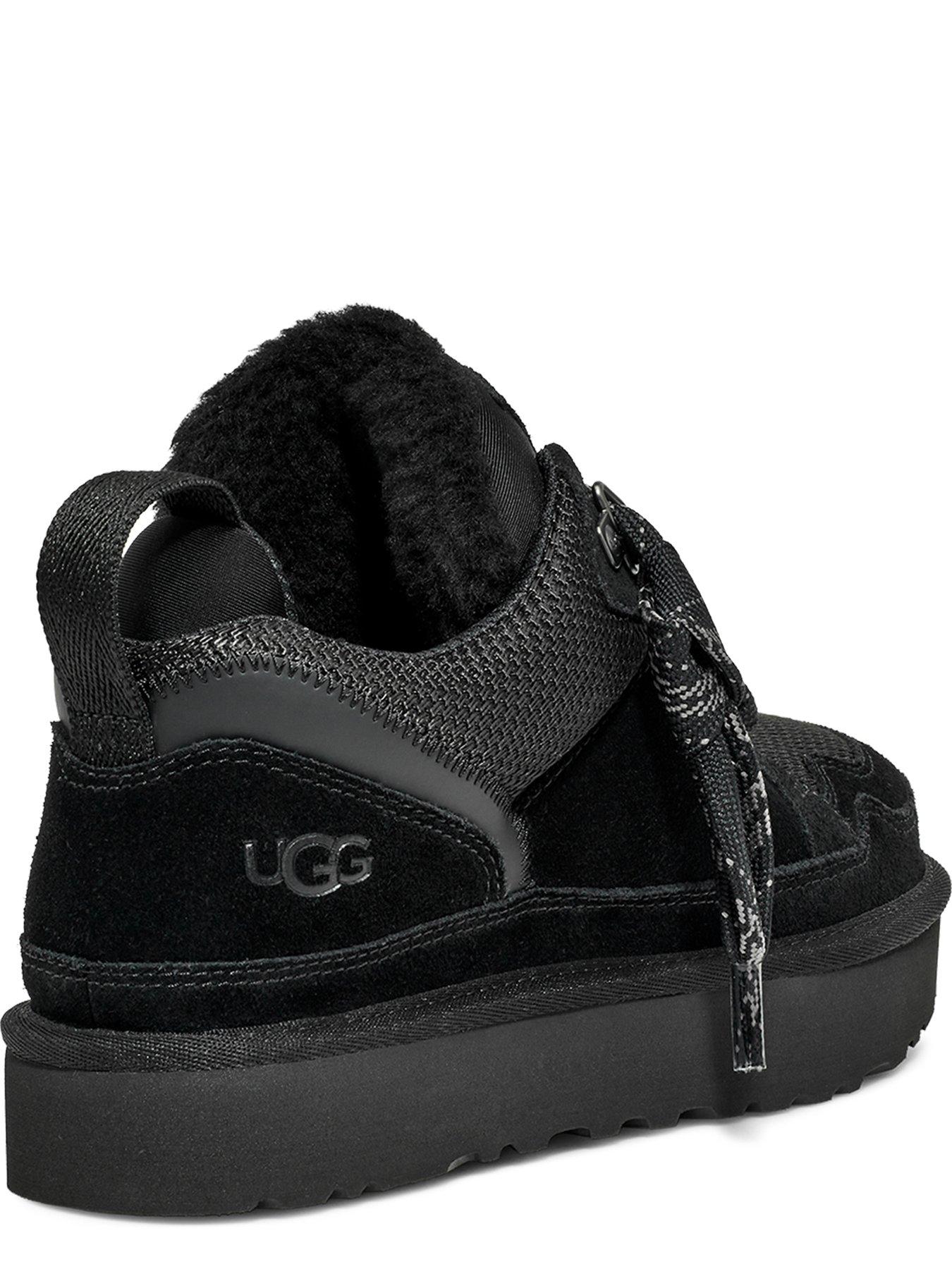 Image 2 of 6 of UGG Ugg Lowmel Lace Up Trainers - Black