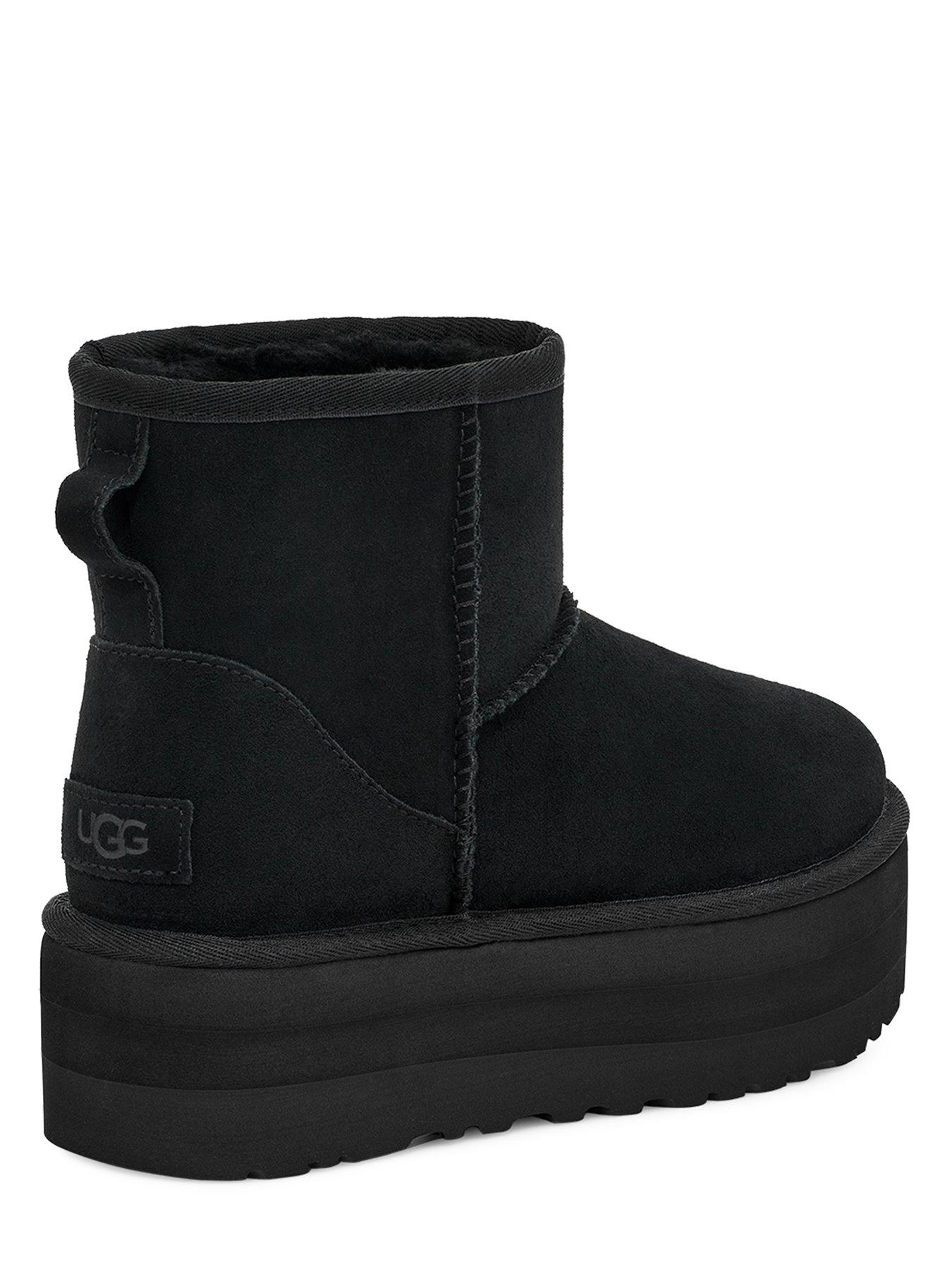 UGG Ugg Classic Mini Platform Ankle Boots - Black | Very Ireland