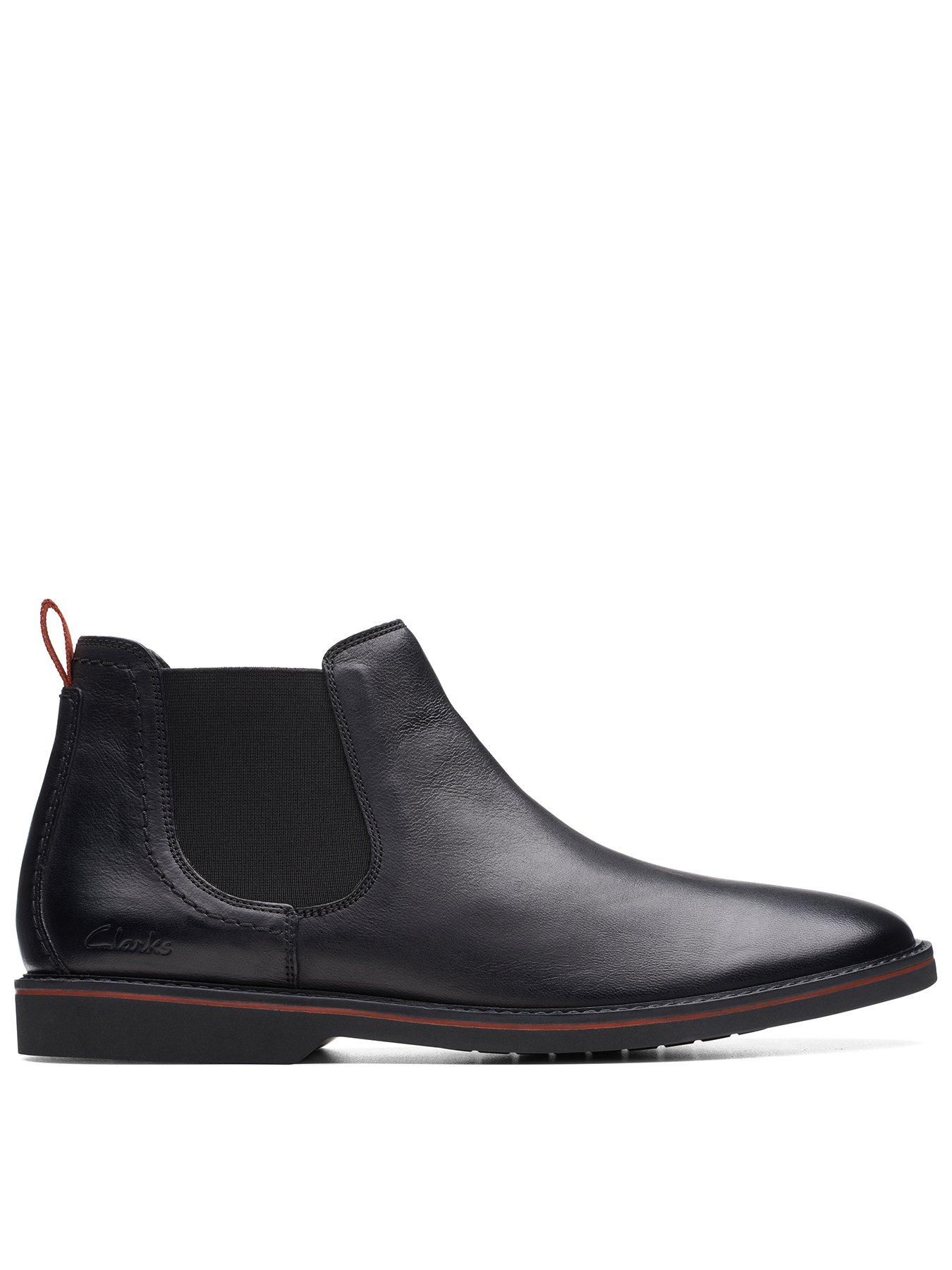 Clarks black chelsea boots hot sale mens