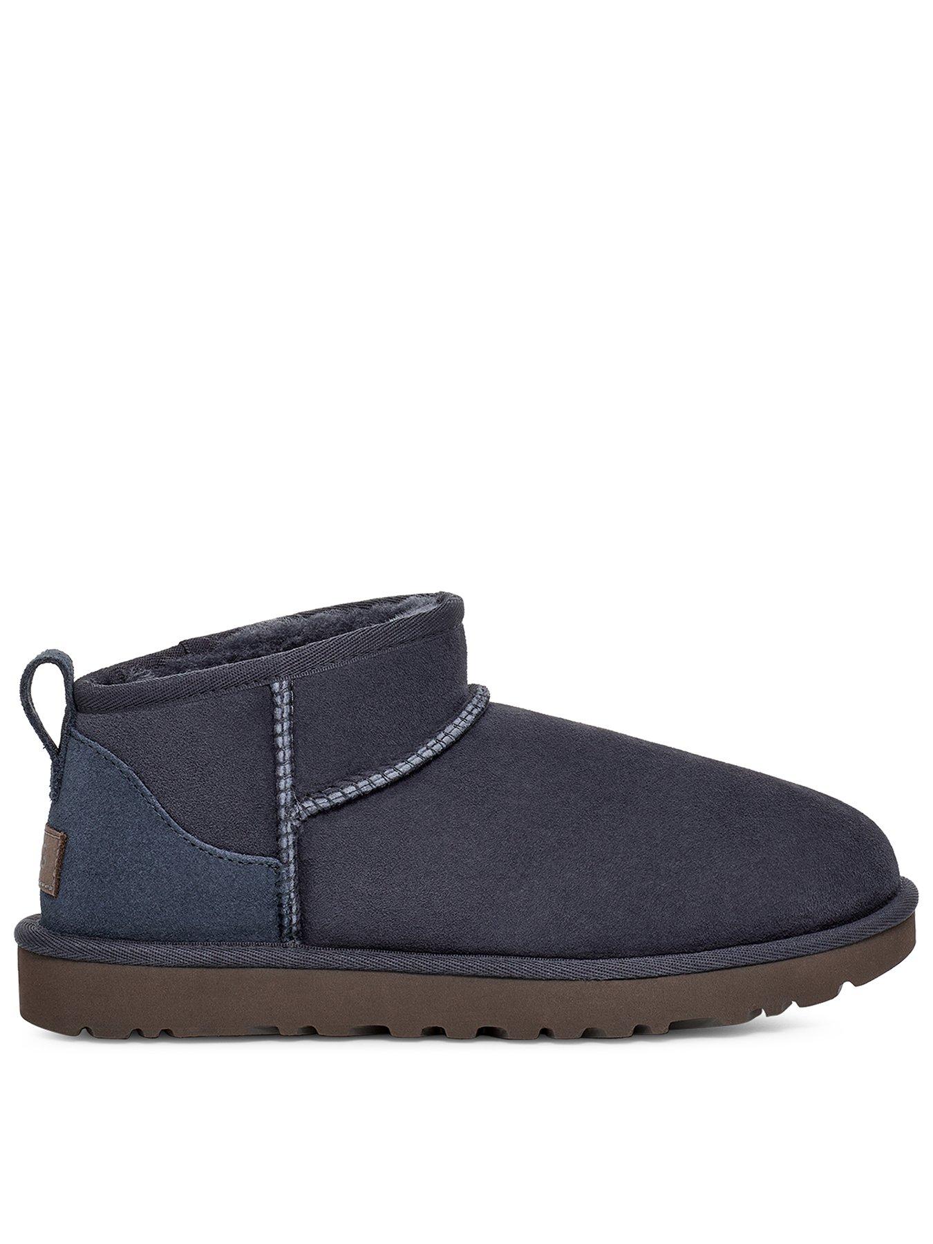 Navy blue ugg store boots women's shoes