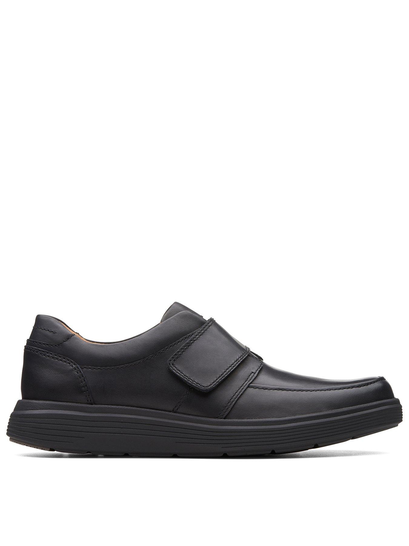 clarks-un-abode-formal-slip-on-strap-shoes-blackfront