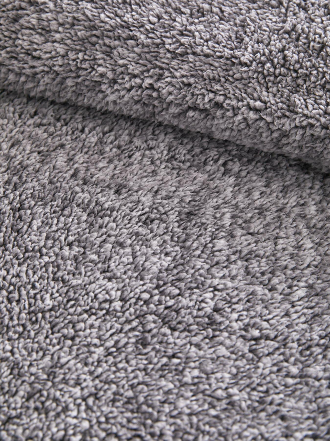 very-home-marl-fleece-duvet-covernbspset-greydetail