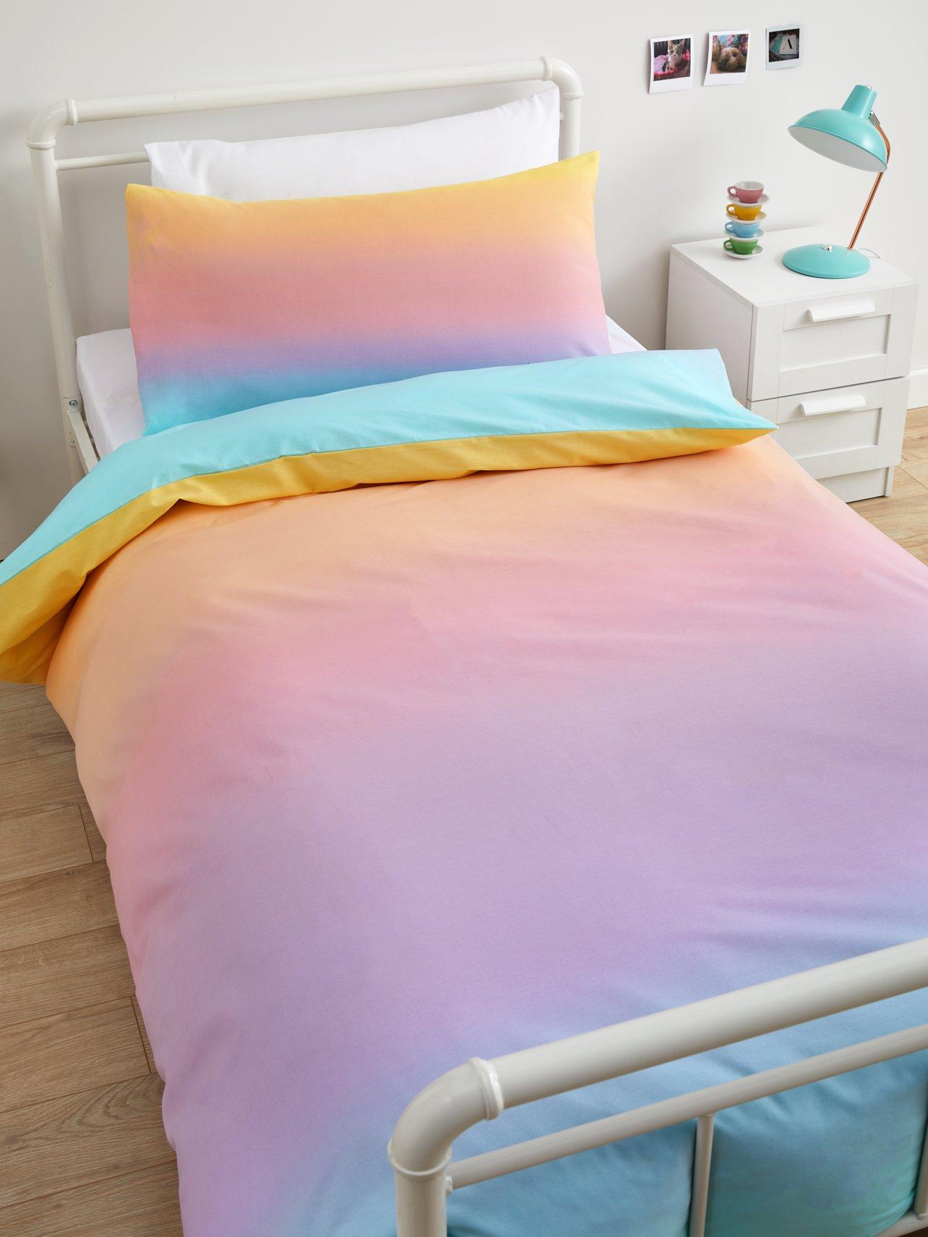 Image 1 of 7 of The Very Collection Pastel Ombre Duvet Cover - Multi