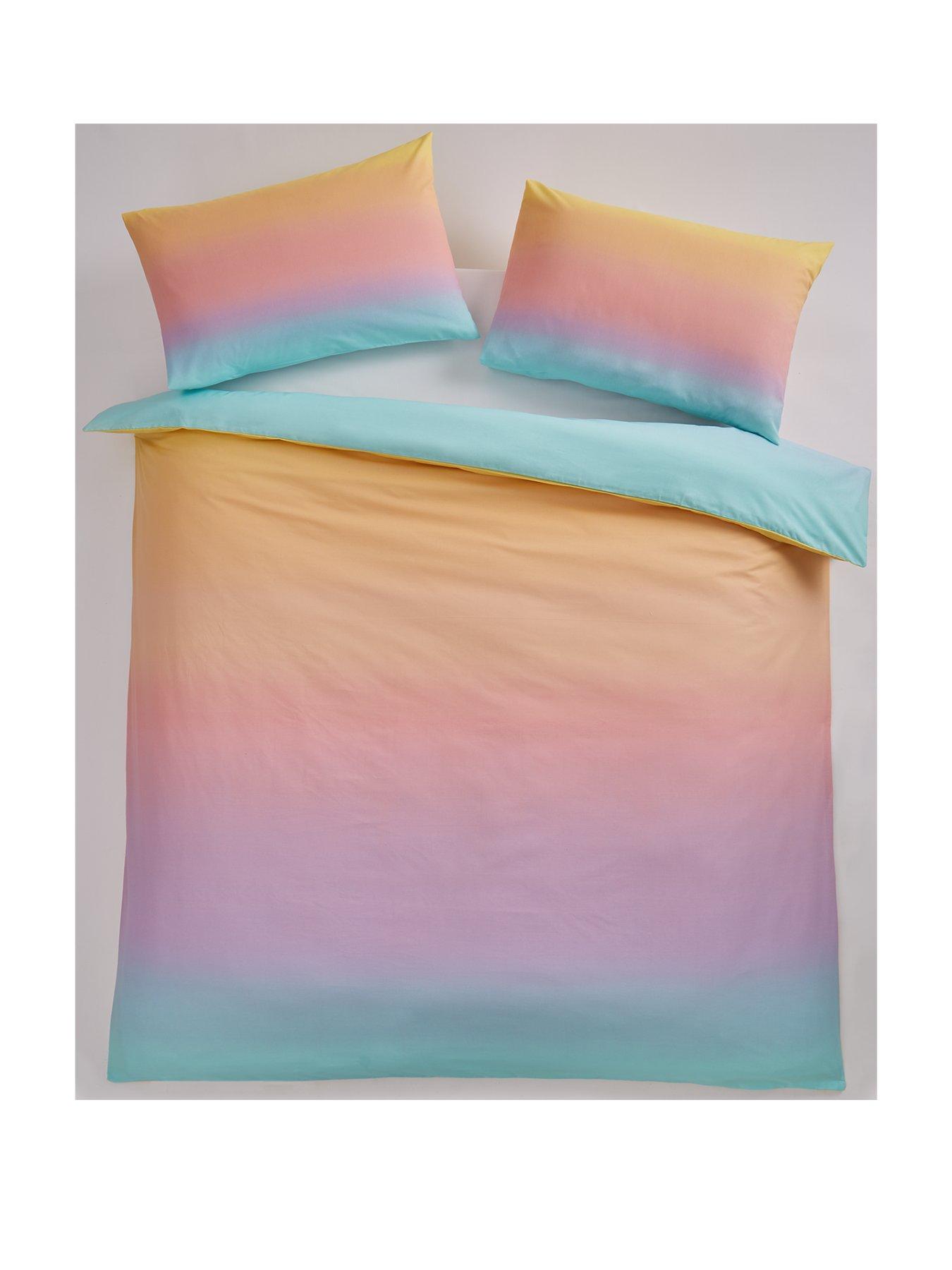 Image 2 of 7 of The Very Collection Pastel Ombre Duvet Cover - Multi