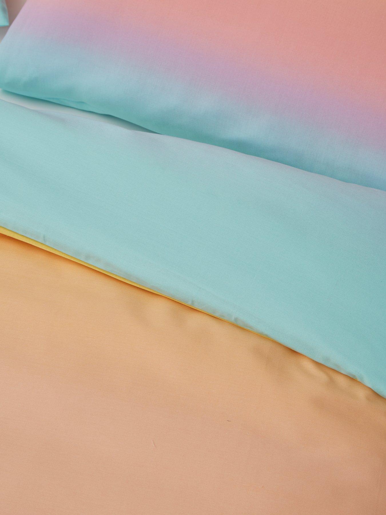 Image 3 of 7 of The Very Collection Pastel Ombre Duvet Cover - Multi
