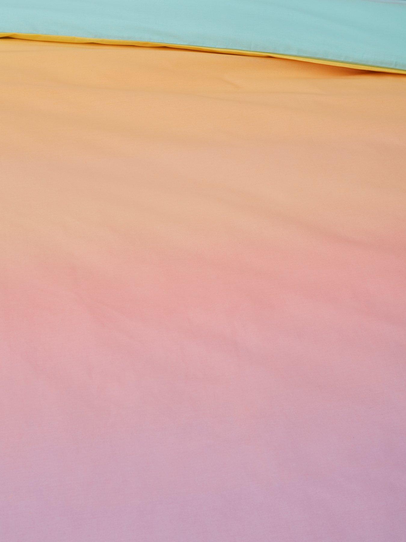 Image 4 of 7 of The Very Collection Pastel Ombre Duvet Cover - Multi