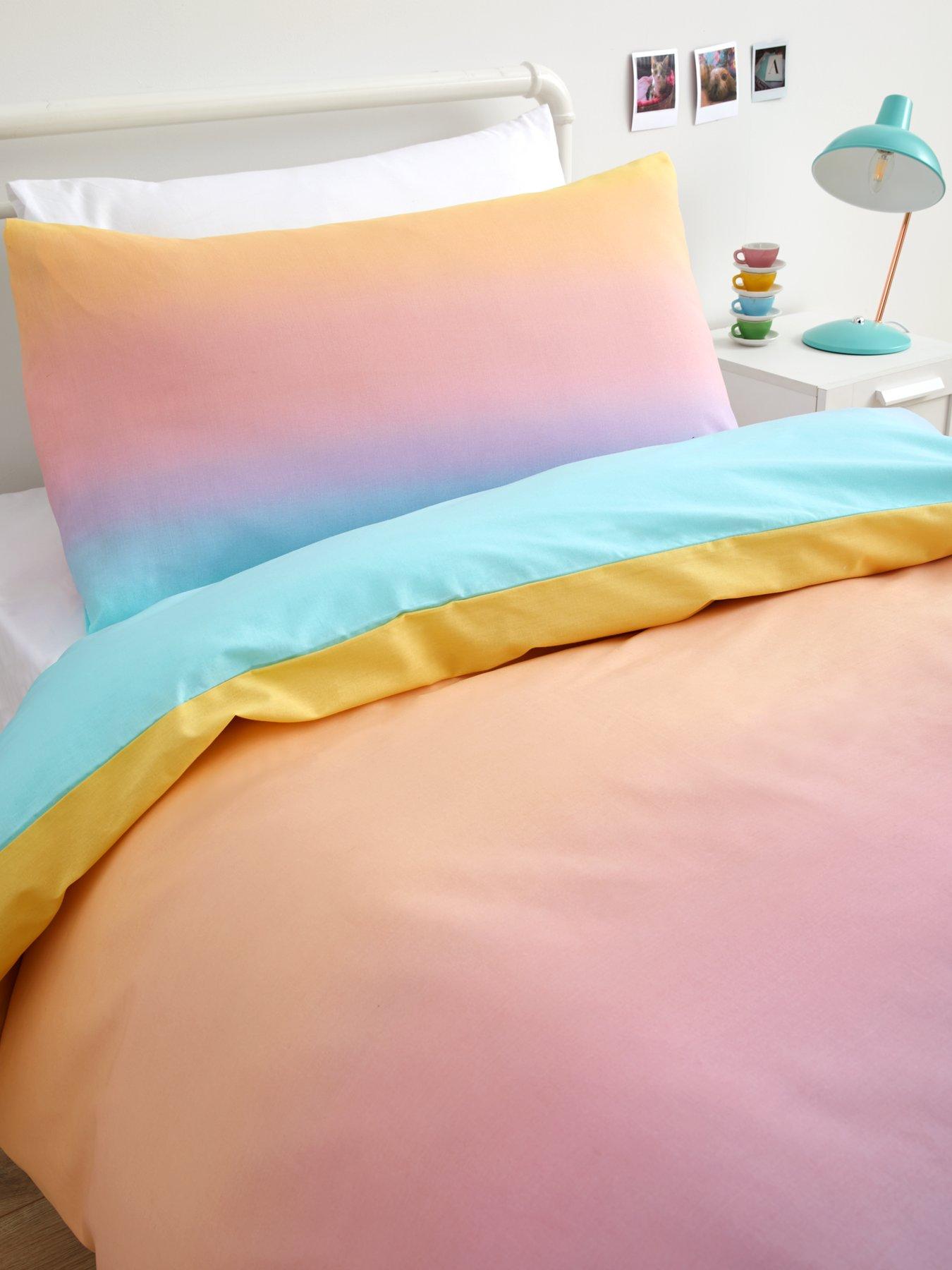 Image 5 of 7 of The Very Collection Pastel Ombre Duvet Cover - Multi