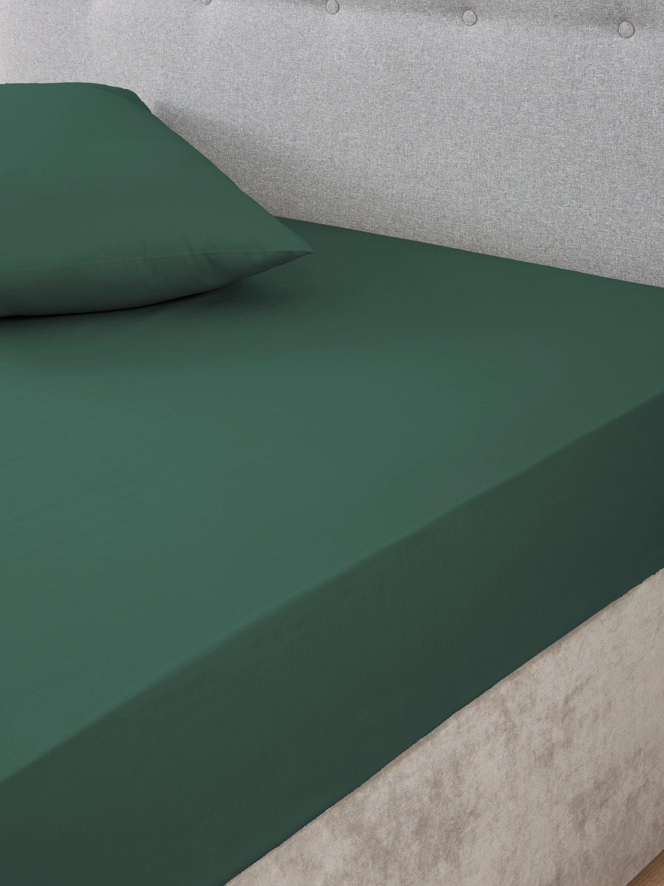 The Very Collection Non-Iron 180 Thread Count 28 cm Fitted Sheet