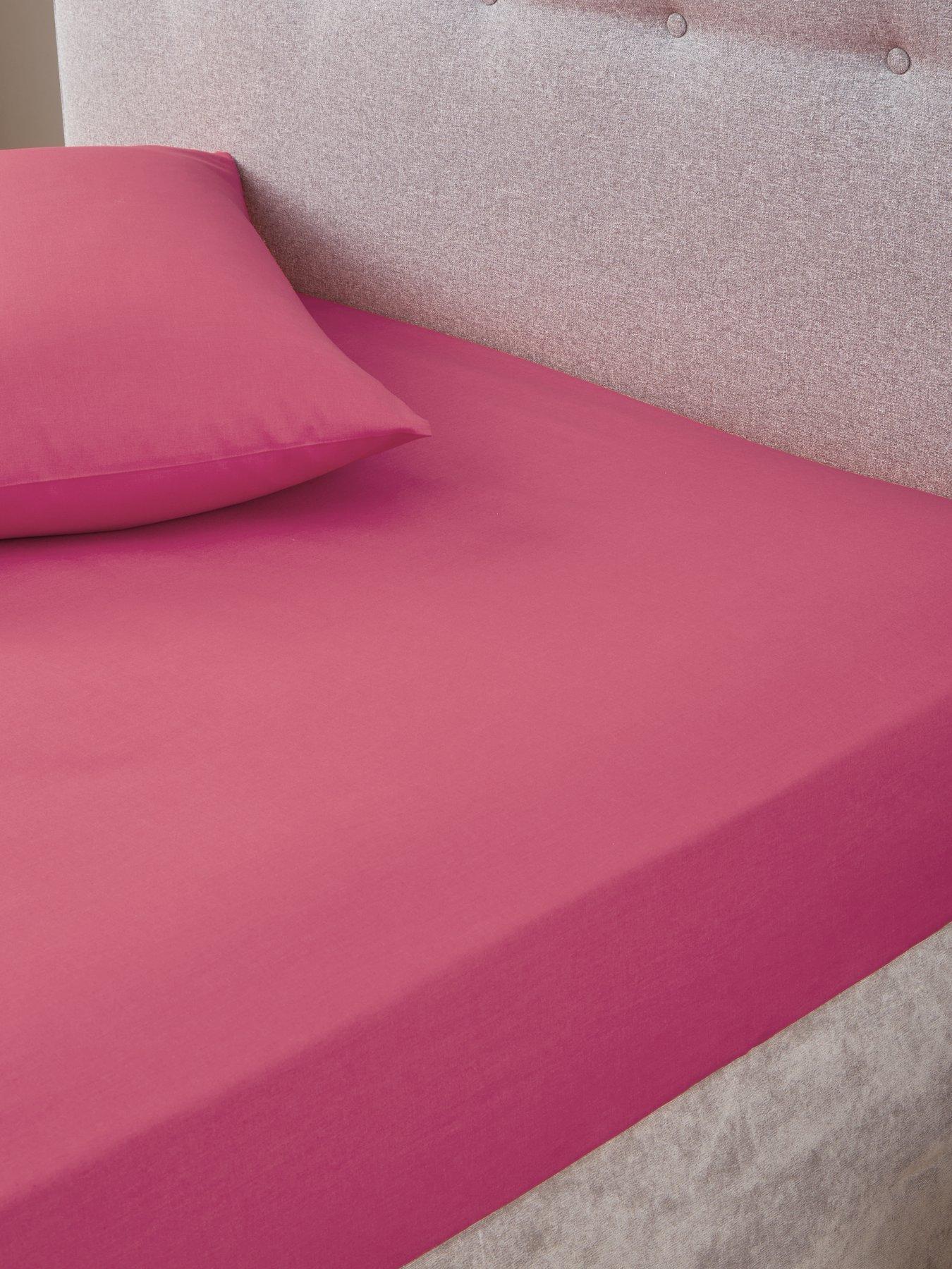 The Very Collection Easy Care Polycotton 25 cm Fitted Sheet