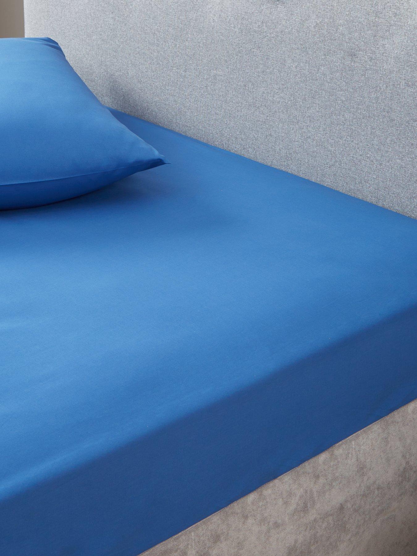The Very Collection Easy Care Polycotton 25 cm Fitted Sheet