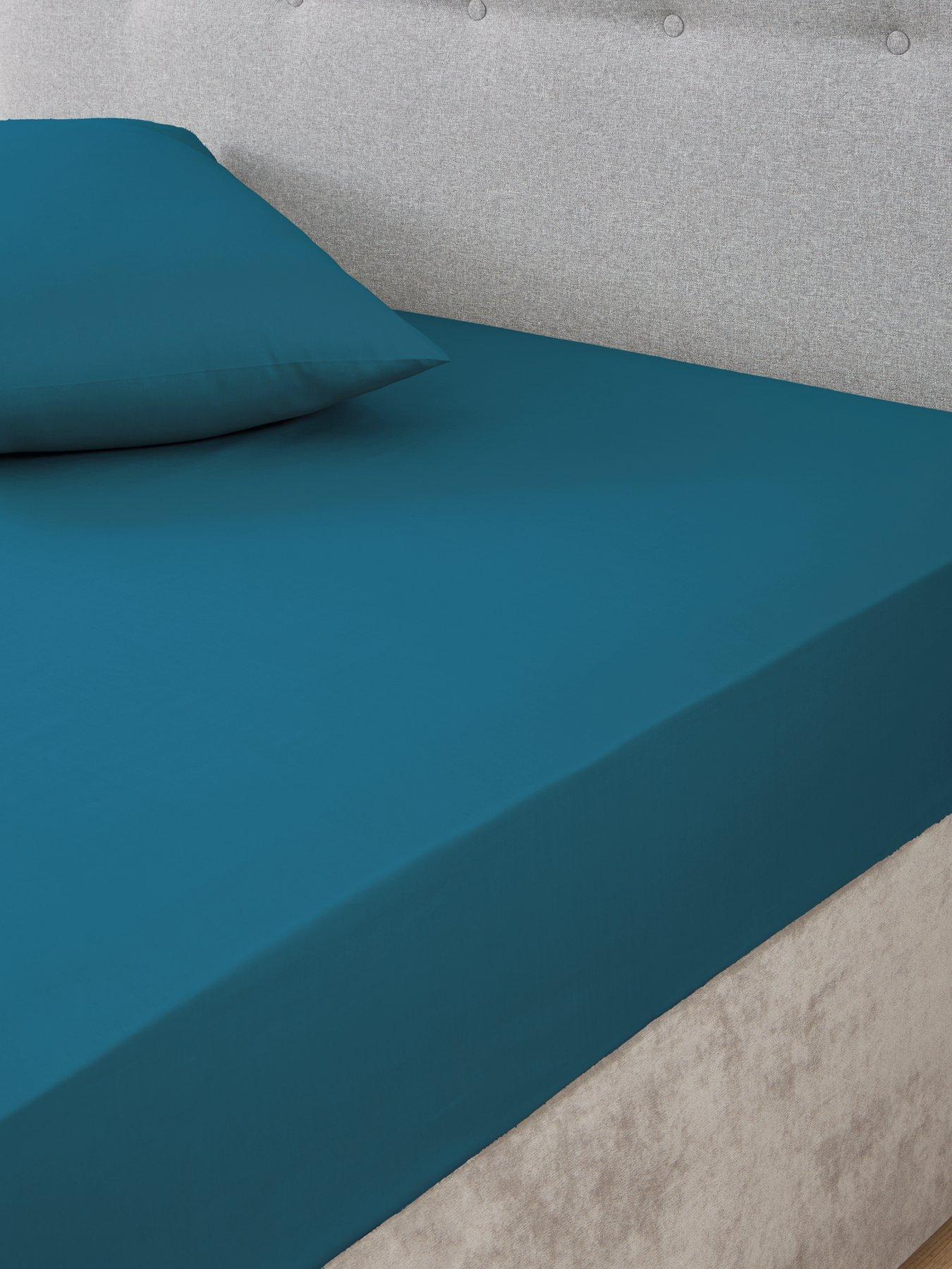 undefined Non-Iron 180 Thread Count Extra Deep 32 cm Fitted Sheet