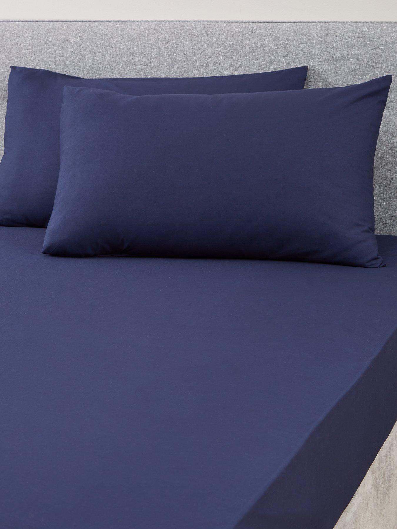 Image 1 of 4 of Very Home Non-Iron 180 Thread Count Standard Pillowcase Pair