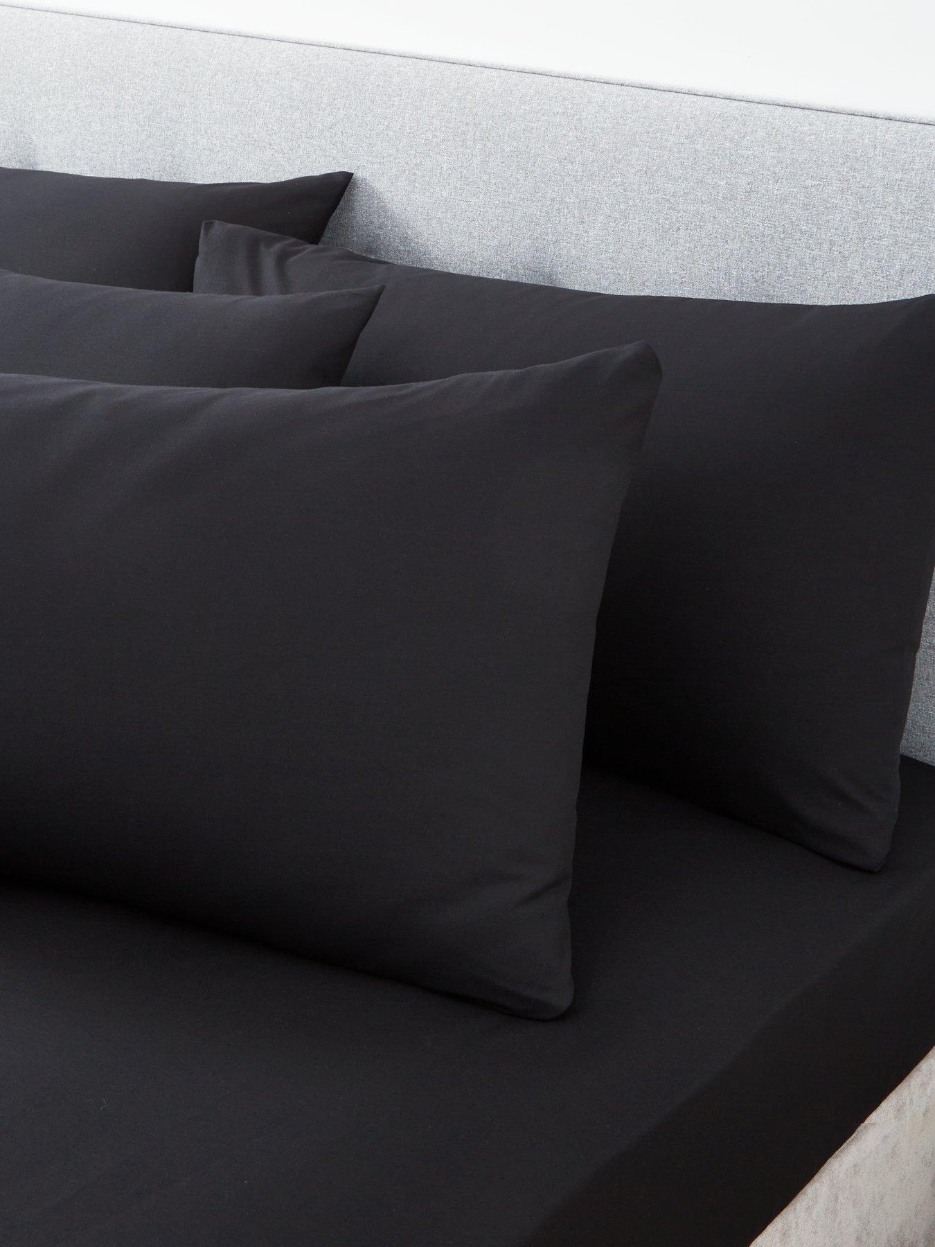 The Very Collection Pack of Four Easy Care Polycotton Count Standard Pillowcases