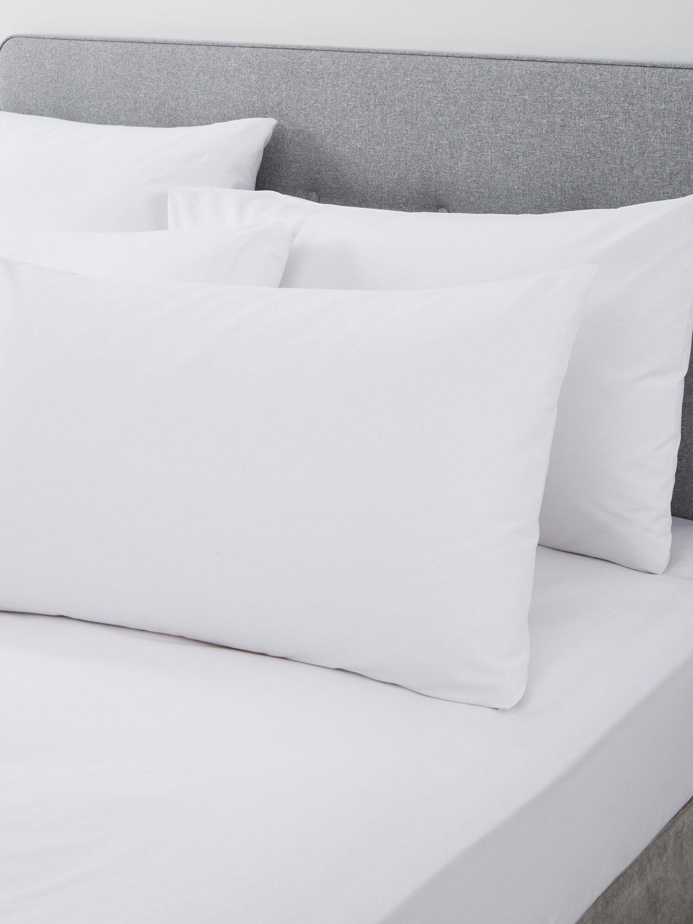 Image 1 of 4 of Everyday Pack of Four&nbsp;Easy Care Polycotton&nbsp;Count Standard Pillowcases