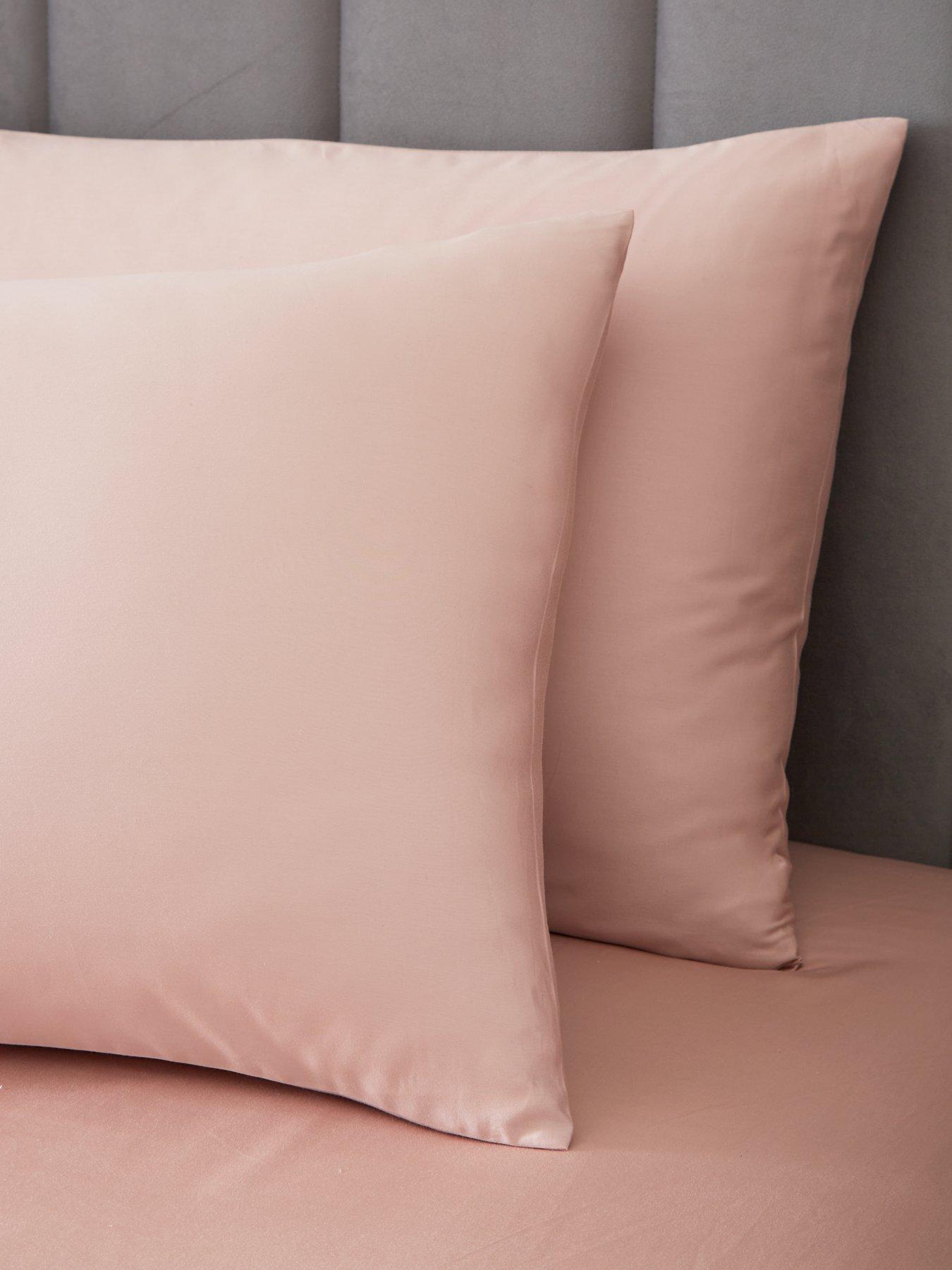 Image 3 of 3 of Very Home Luxury 400 Thread Count Soft Touch Cotton Sateen Housewife Pillowcase Pair