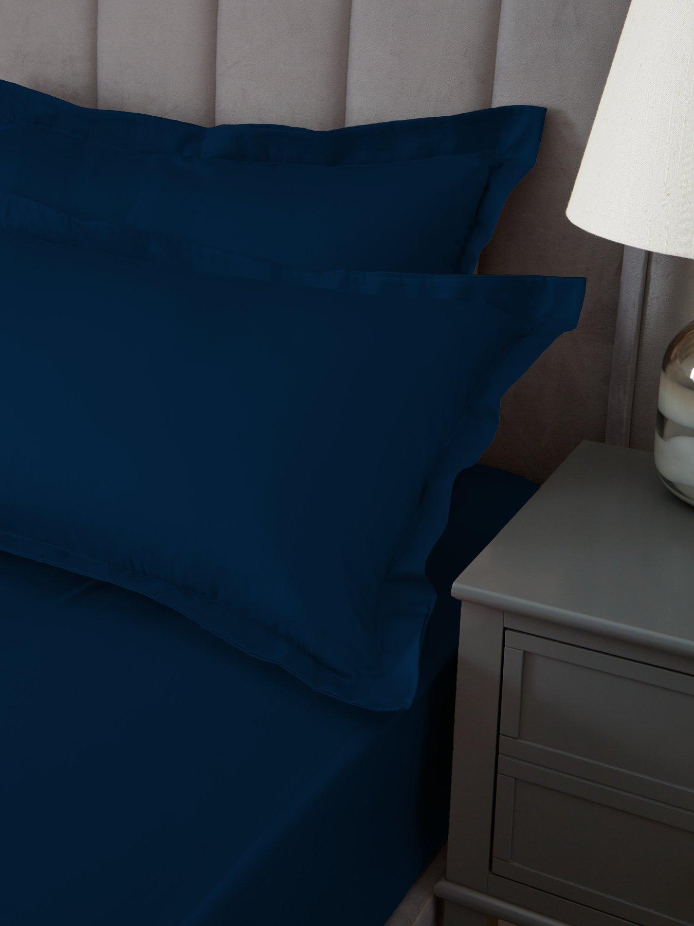 The Very Collection Luxury 400 Thread Count Soft Touch Cotton Sateen Oxford Pillowcase Pair