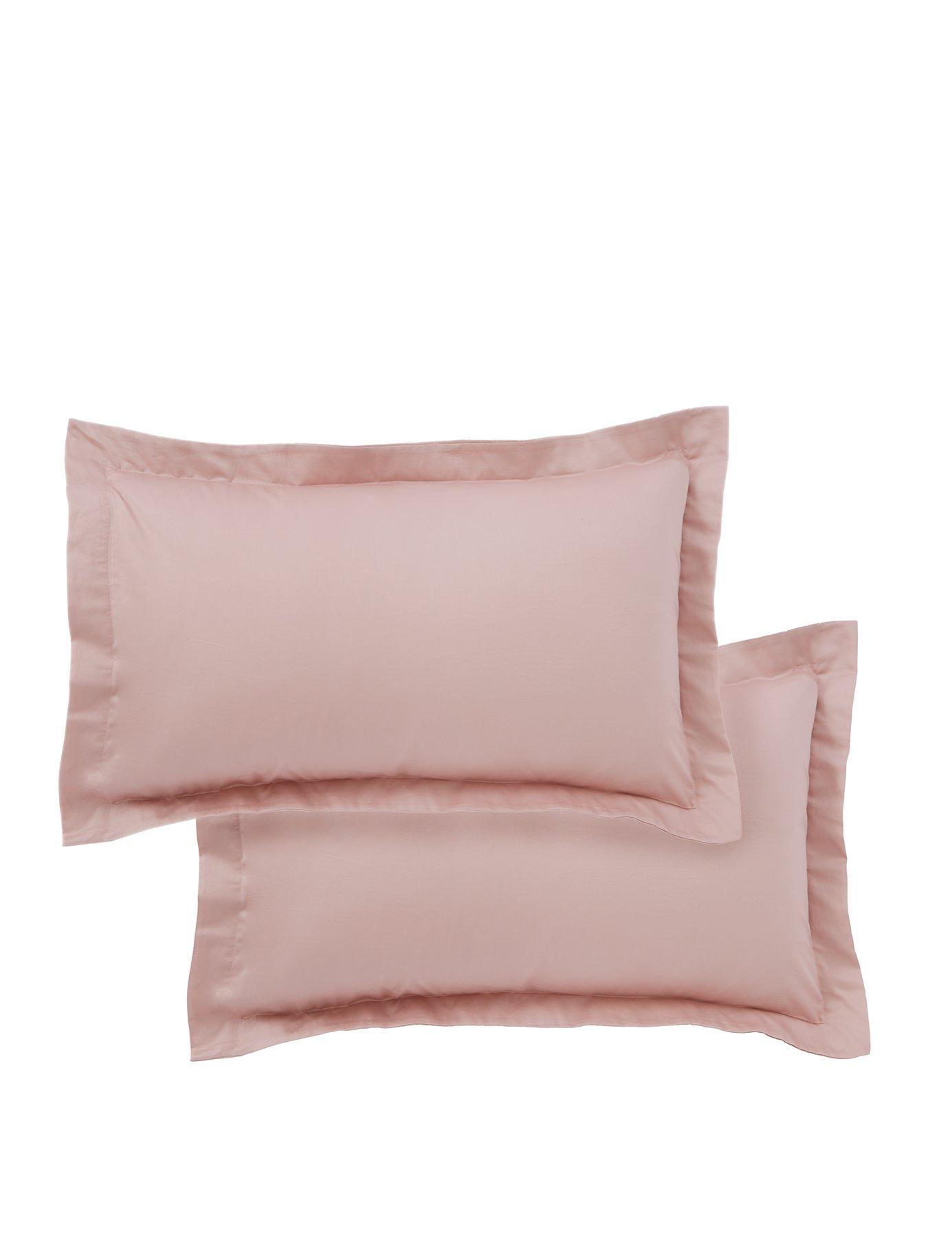 Image 2 of 3 of Very Home Luxury 400 Thread Count Soft Touch Cotton Sateen Oxford Pillowcase Pair&nbsp;