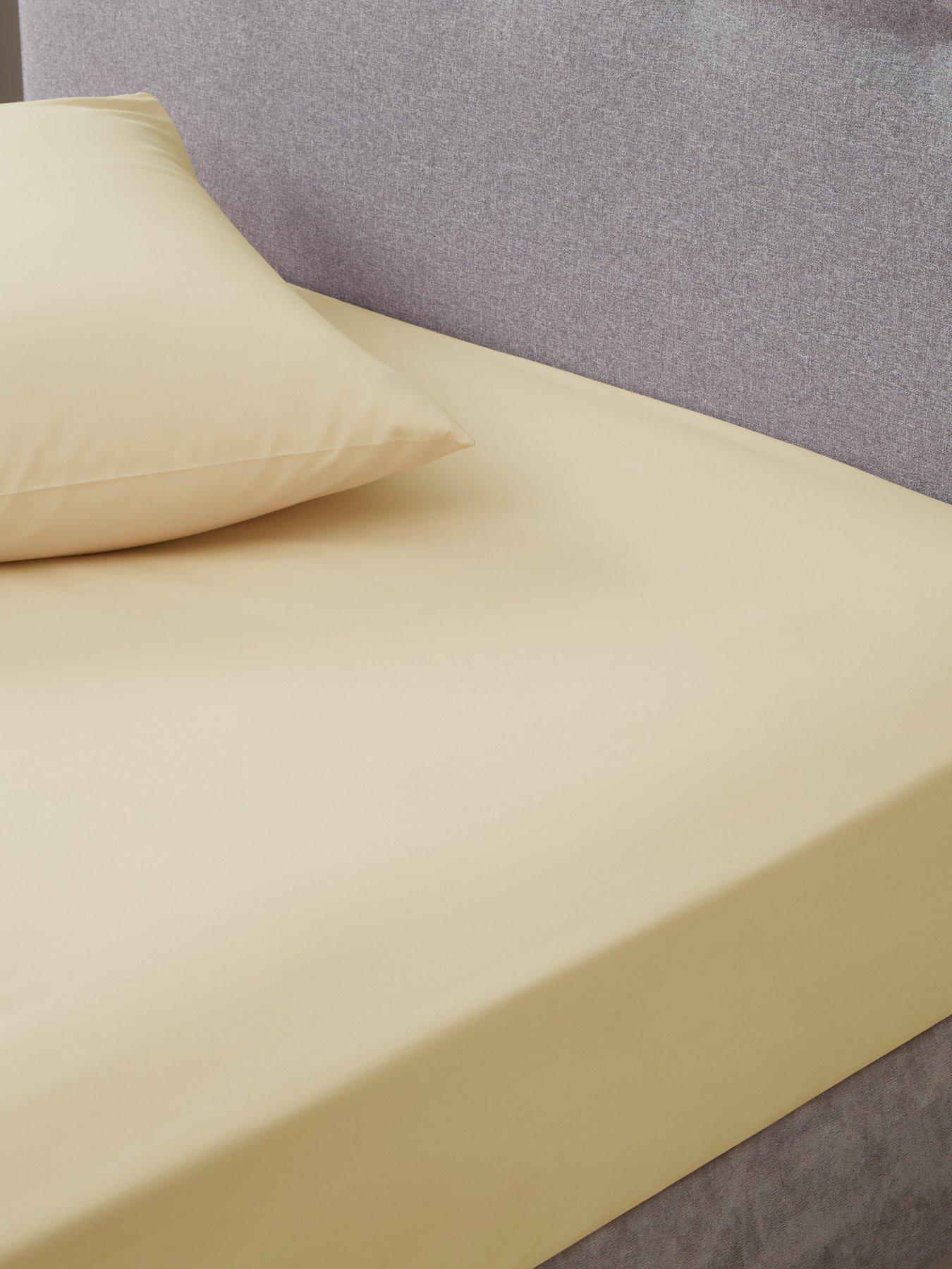 very-home-non-iron-180-thread-count-extra-deep-32-cm-fitted-sheet