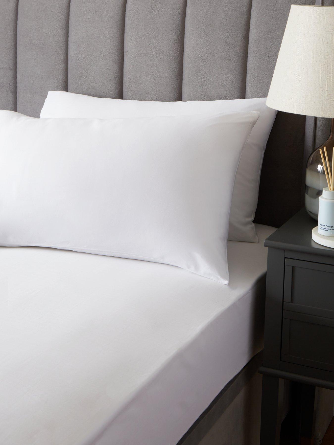Image 1 of 3 of The Very Collection Luxury 400 Thread Count Soft Touch Cotton Sateen Housewife Pillowcase Pair