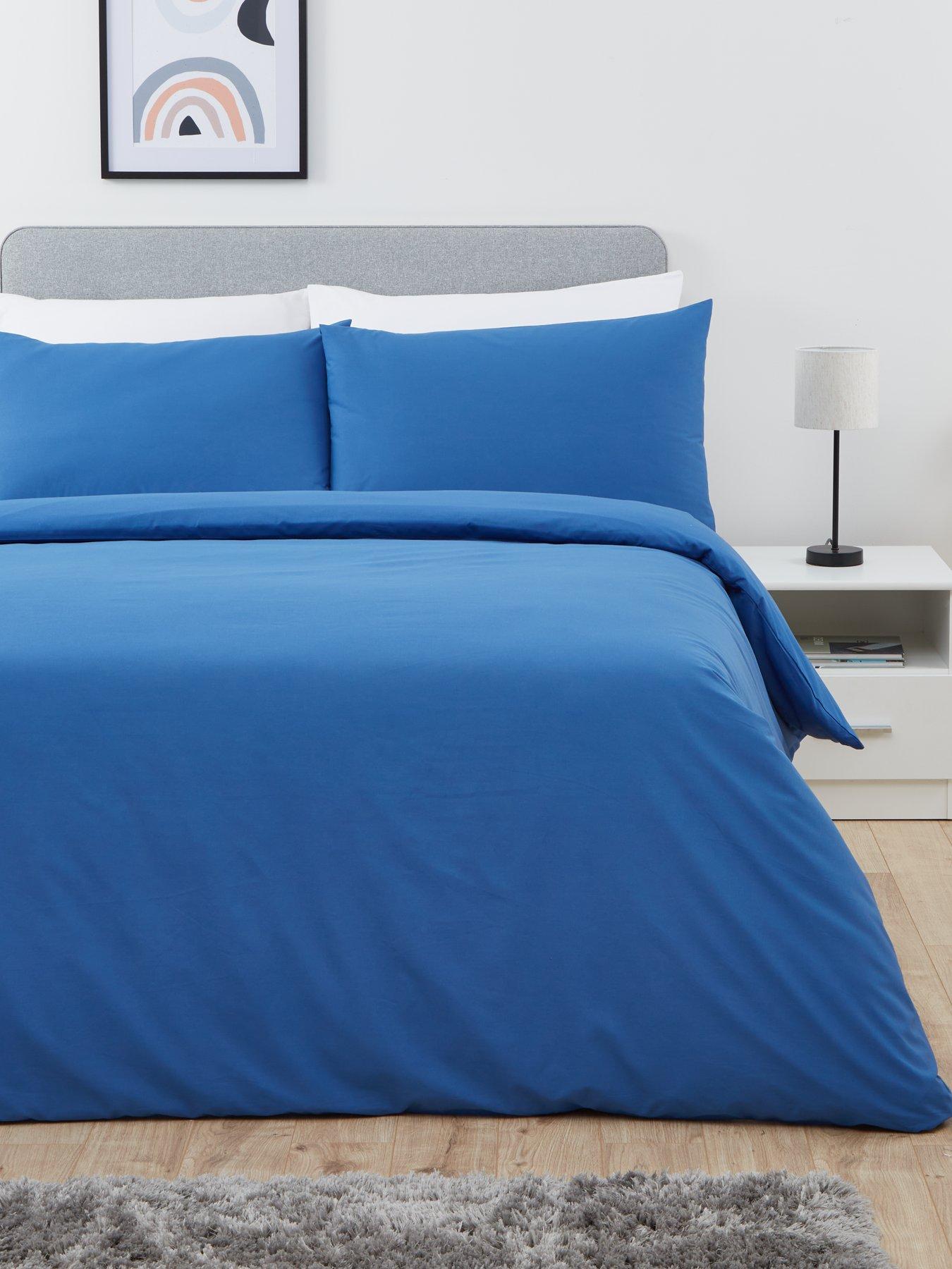 undefined Easy Care Polycotton Duvet Cover and Pillowcase Set