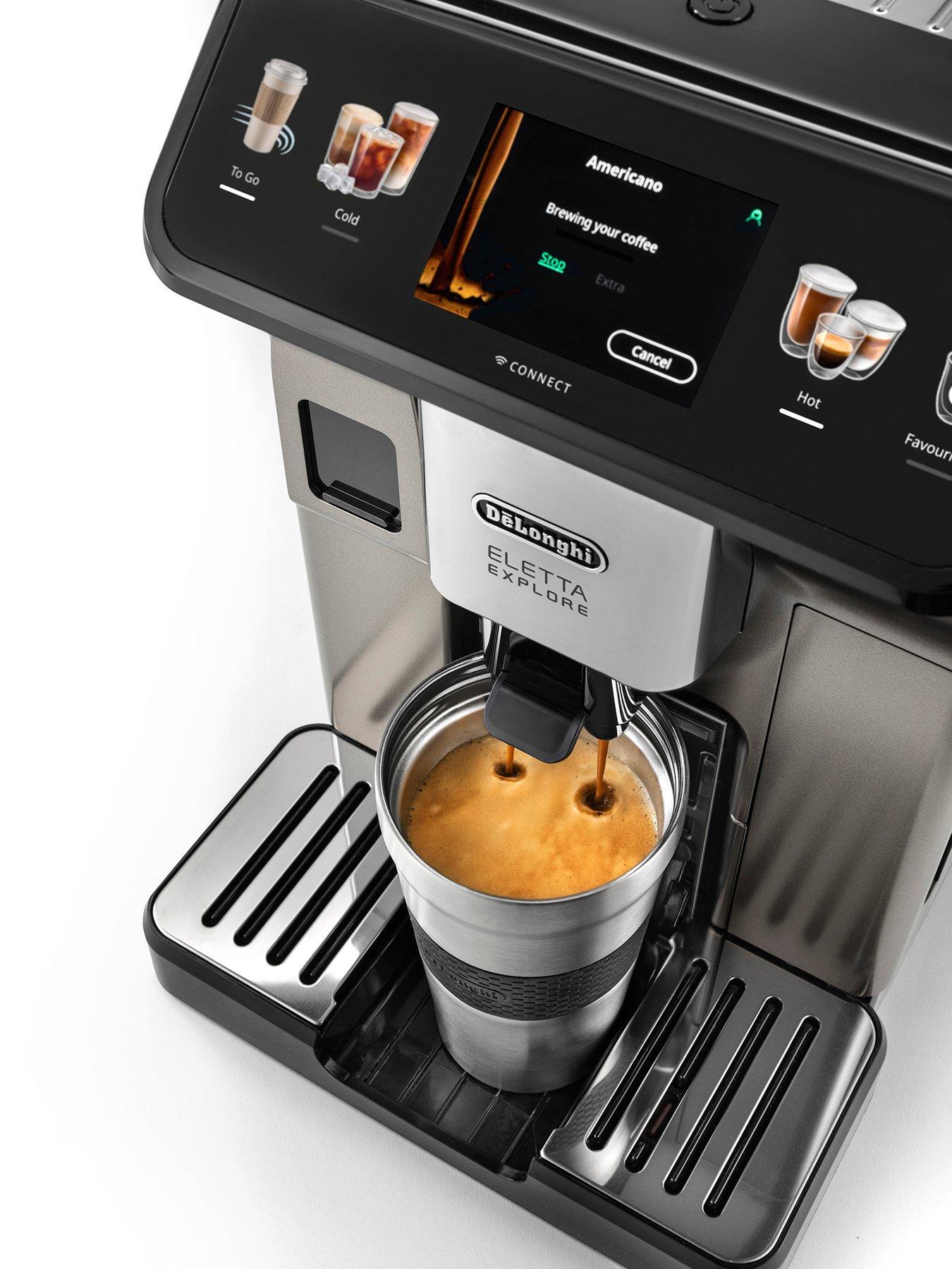 DeLonghi Eletta Explore Bean to Cup Coffee Machine with Cold Brew