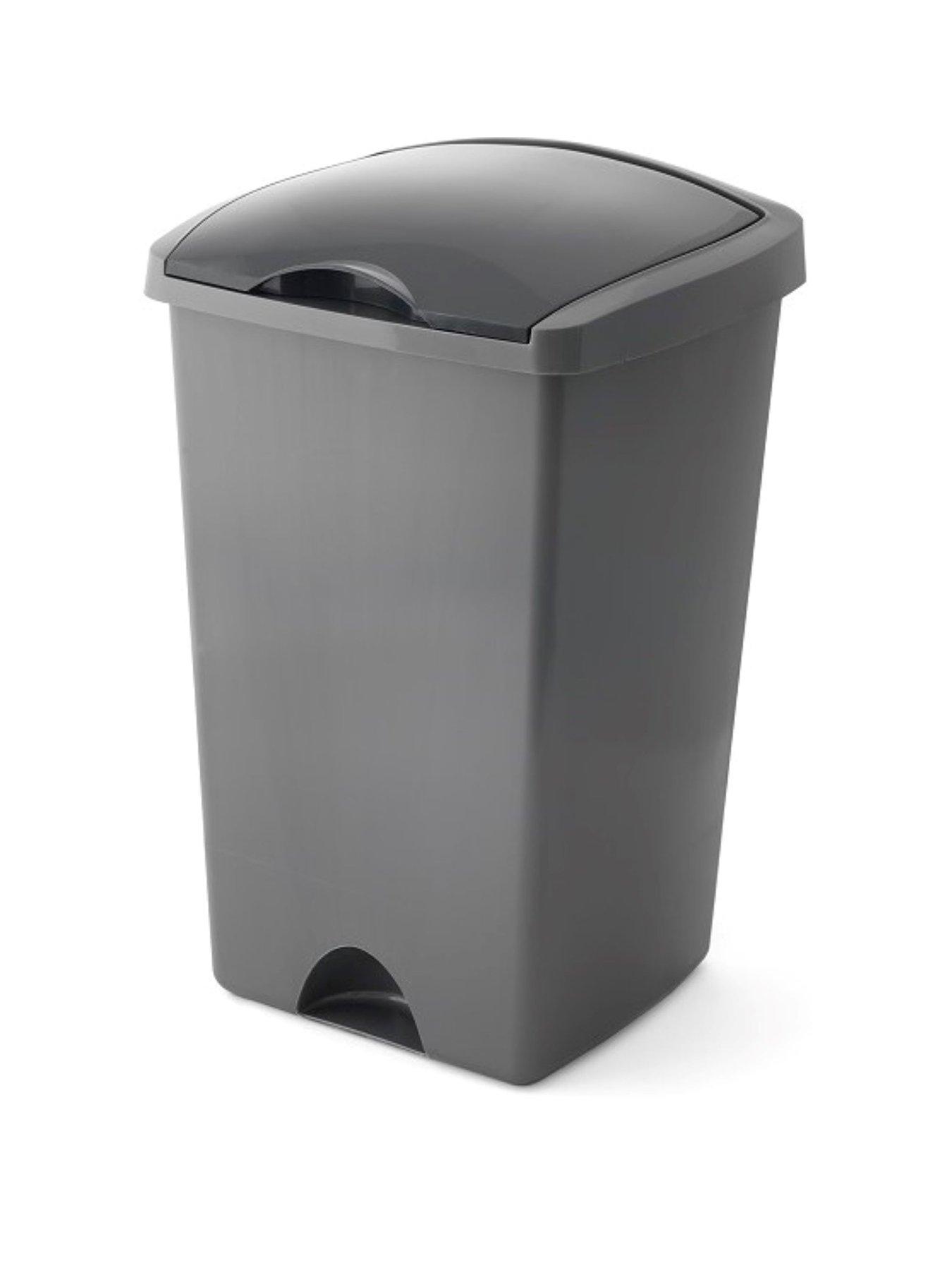 Addis 50-litre Plastic Bin with Lift-Up Lid