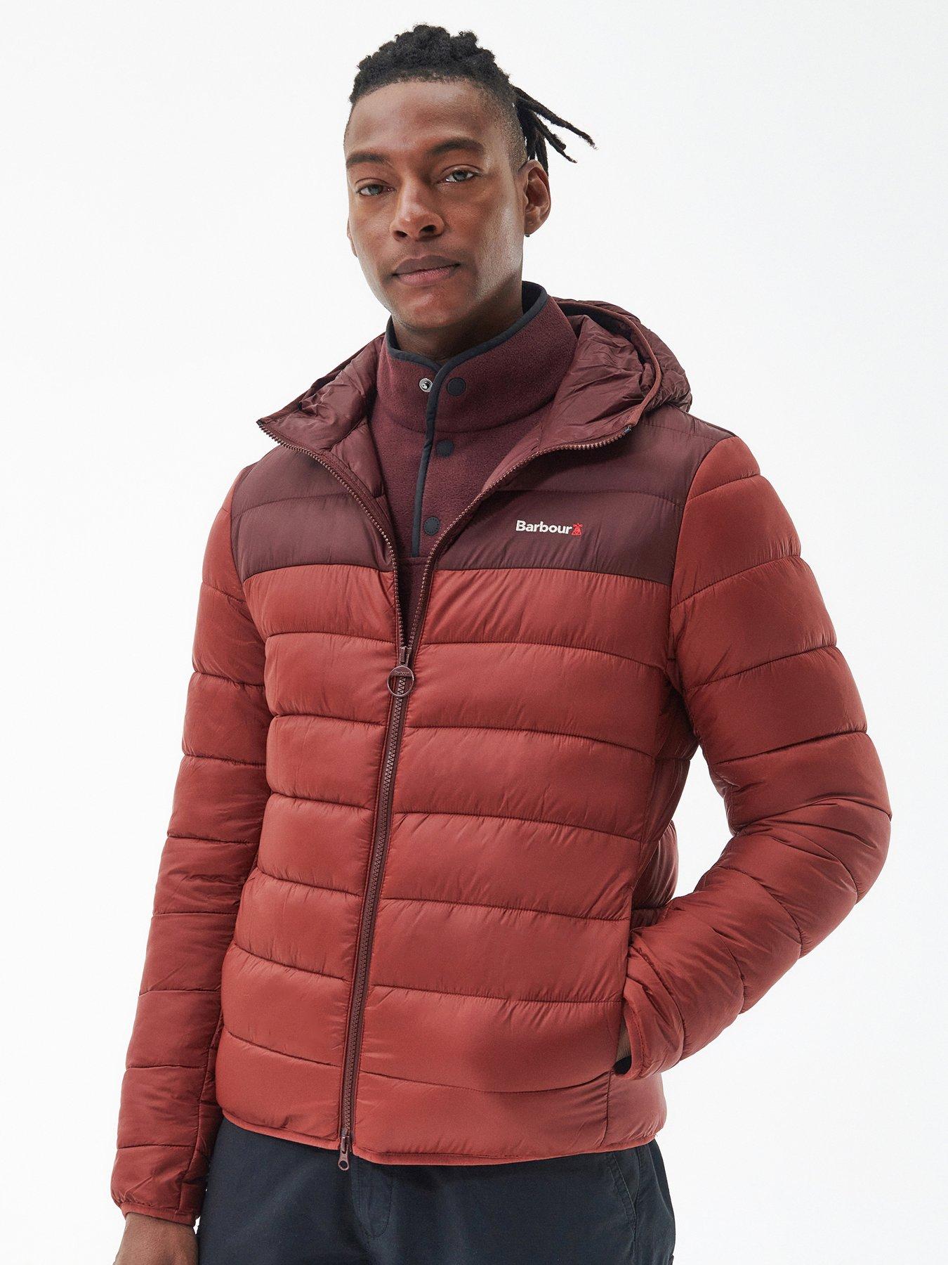 Barbour on sale burgundy jacket