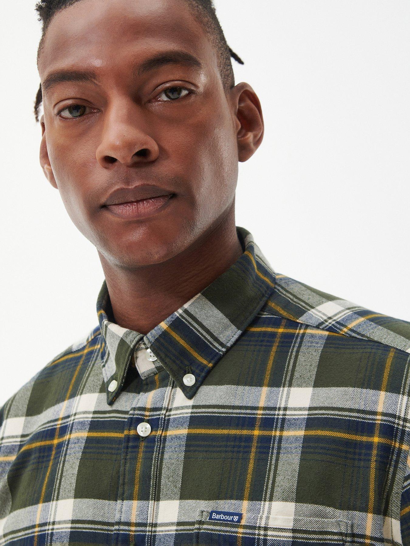 barbour-shieldton-tailored-shirt-greenoutfit