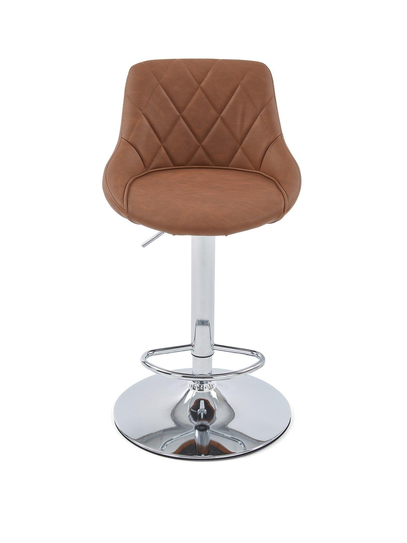 very-home-diamond-stitch-faux-leather-bar-stool-tan--fscreg-certifiedstillFront