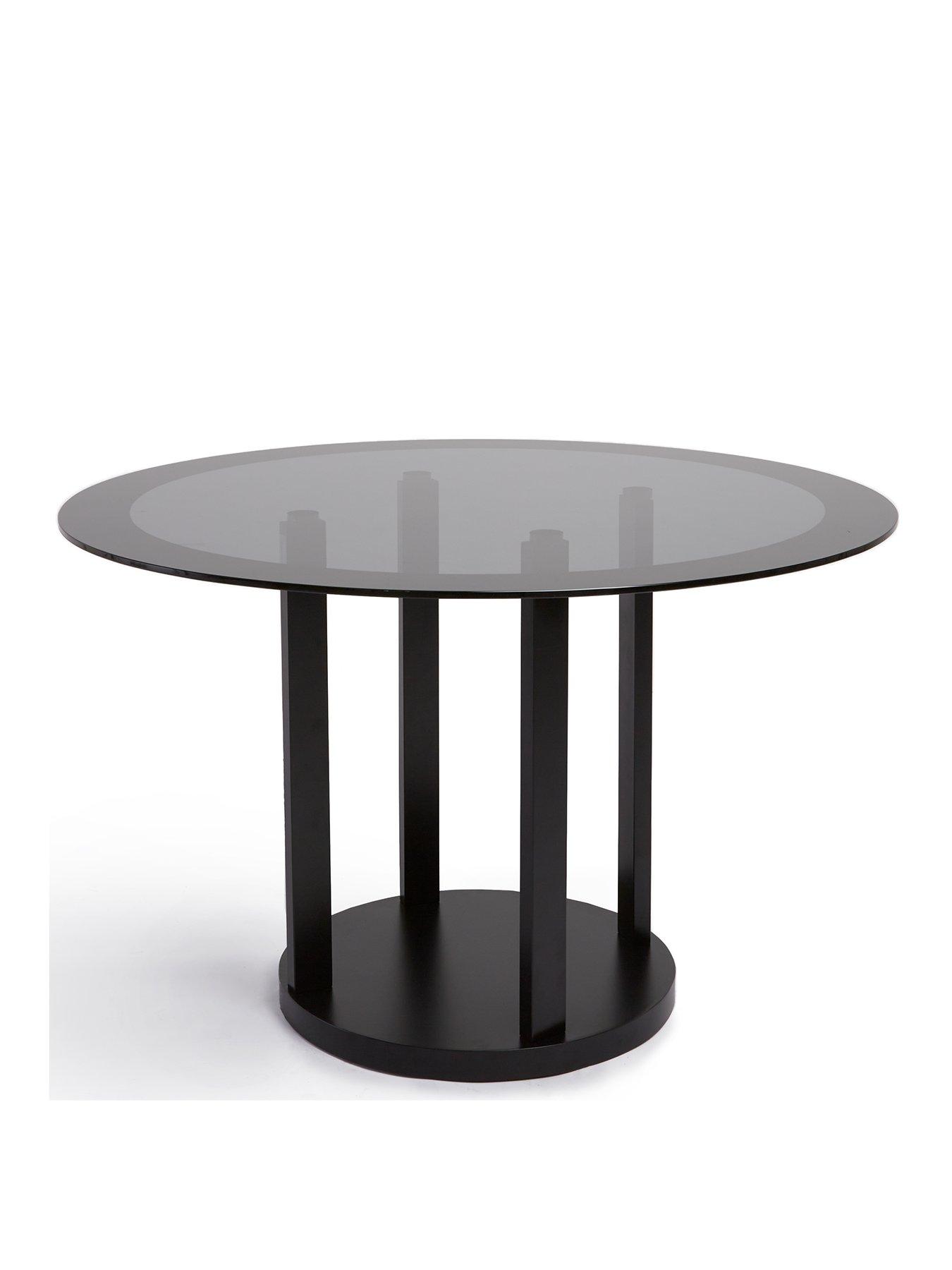 Black dining deals table top