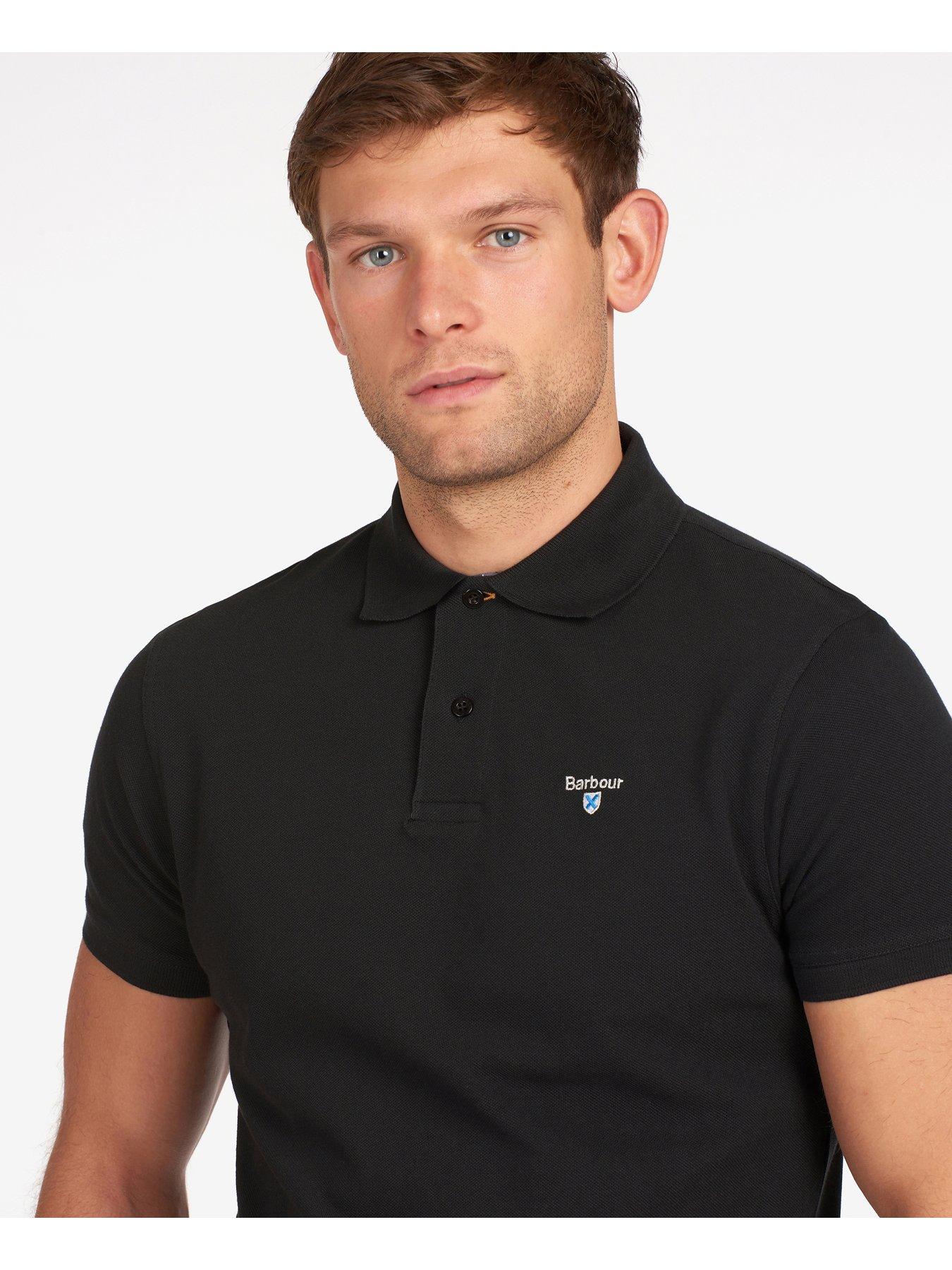 barbour-tartan-pique-polo-shirt-blackdetail