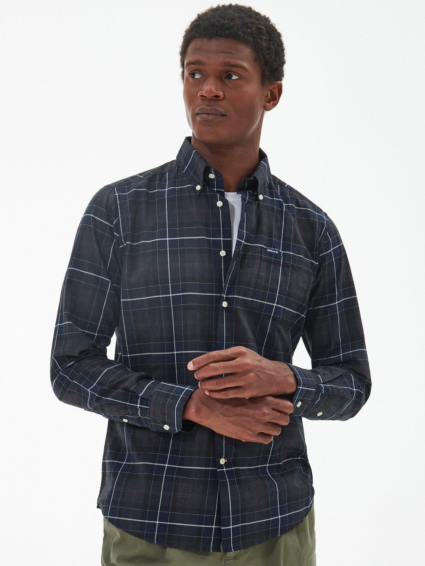 Barbour shirts store mens for sale