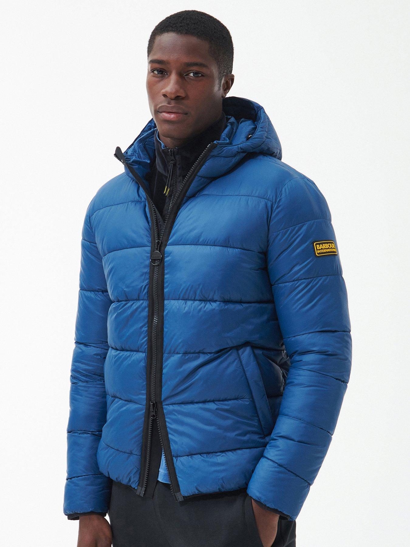 Barbour store hood Blue