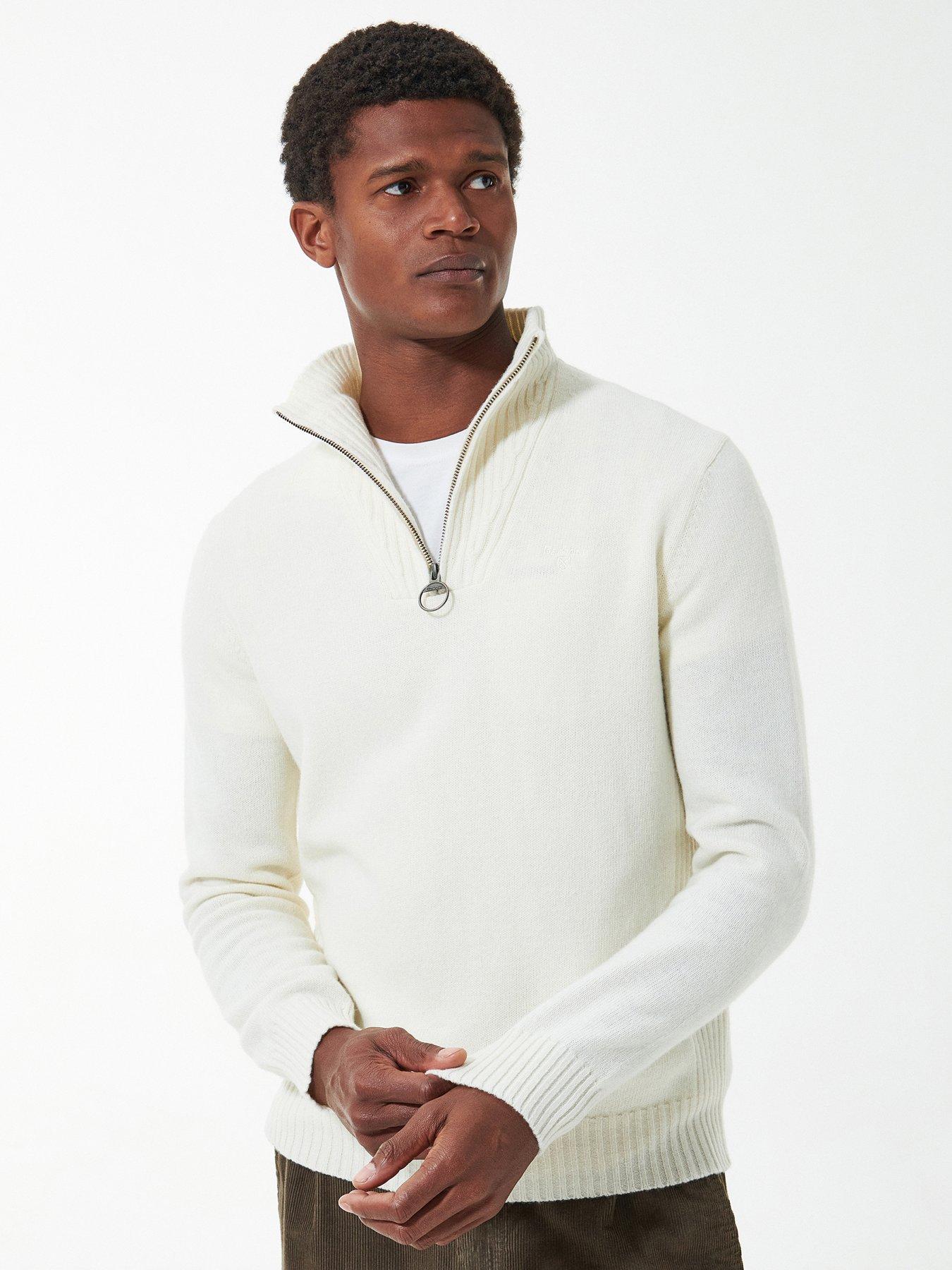 Barbour lambswool half zip online