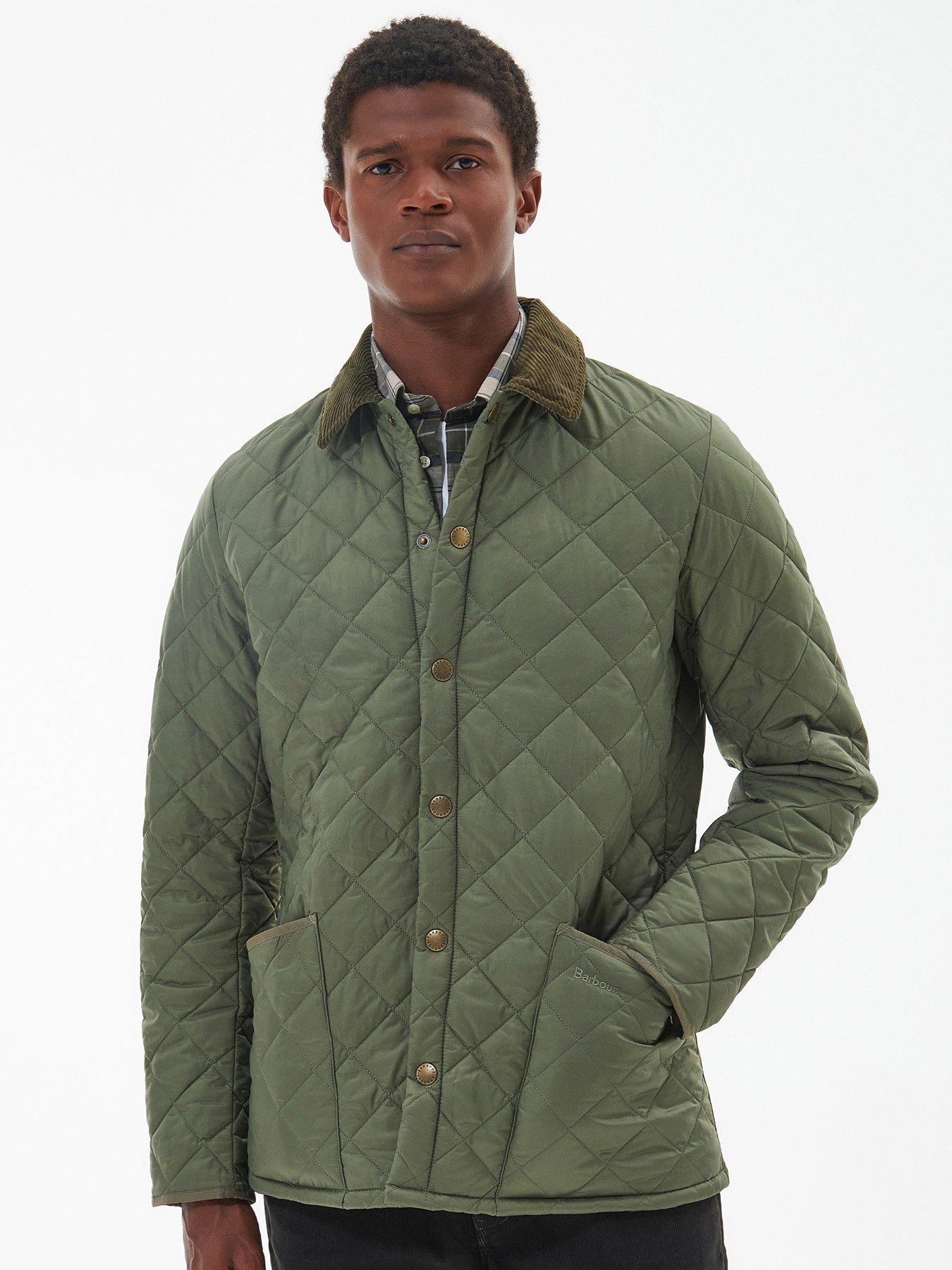 Barbour green store quilted jacket