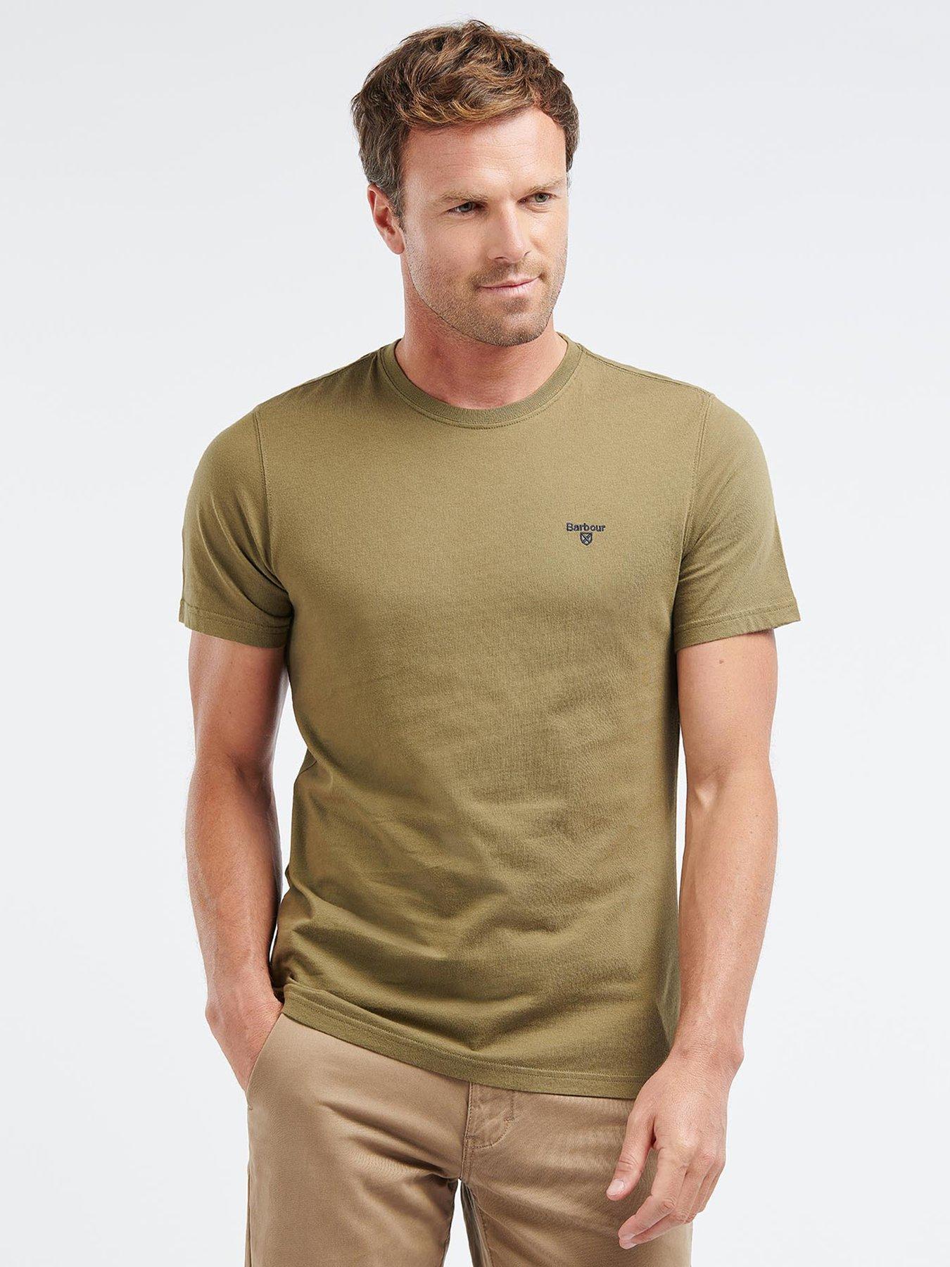 barbour-essential-sports-t-shirt-khaki