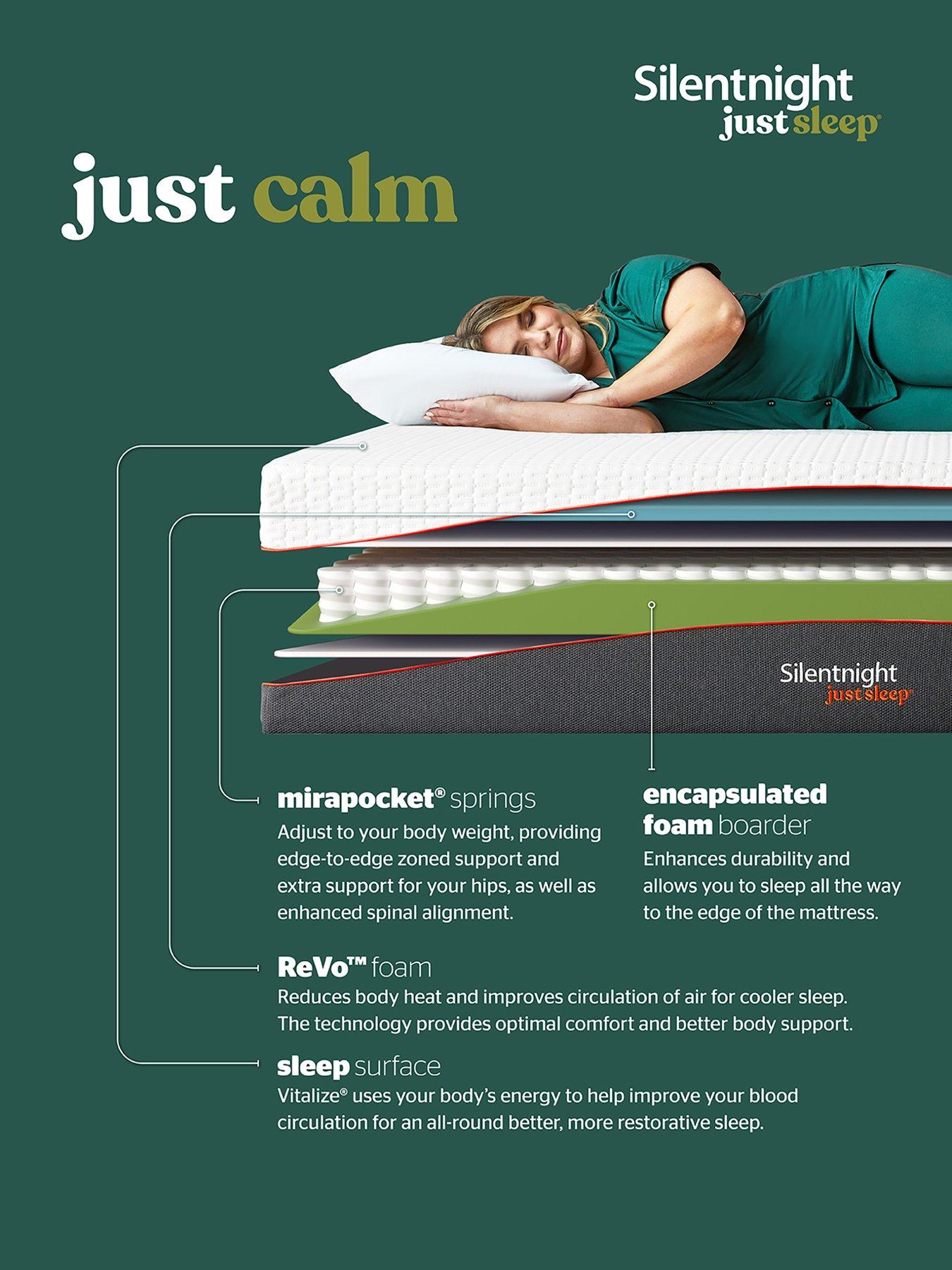 Image 7 of 8 of Silentnight Just Calm Mattress - Medium