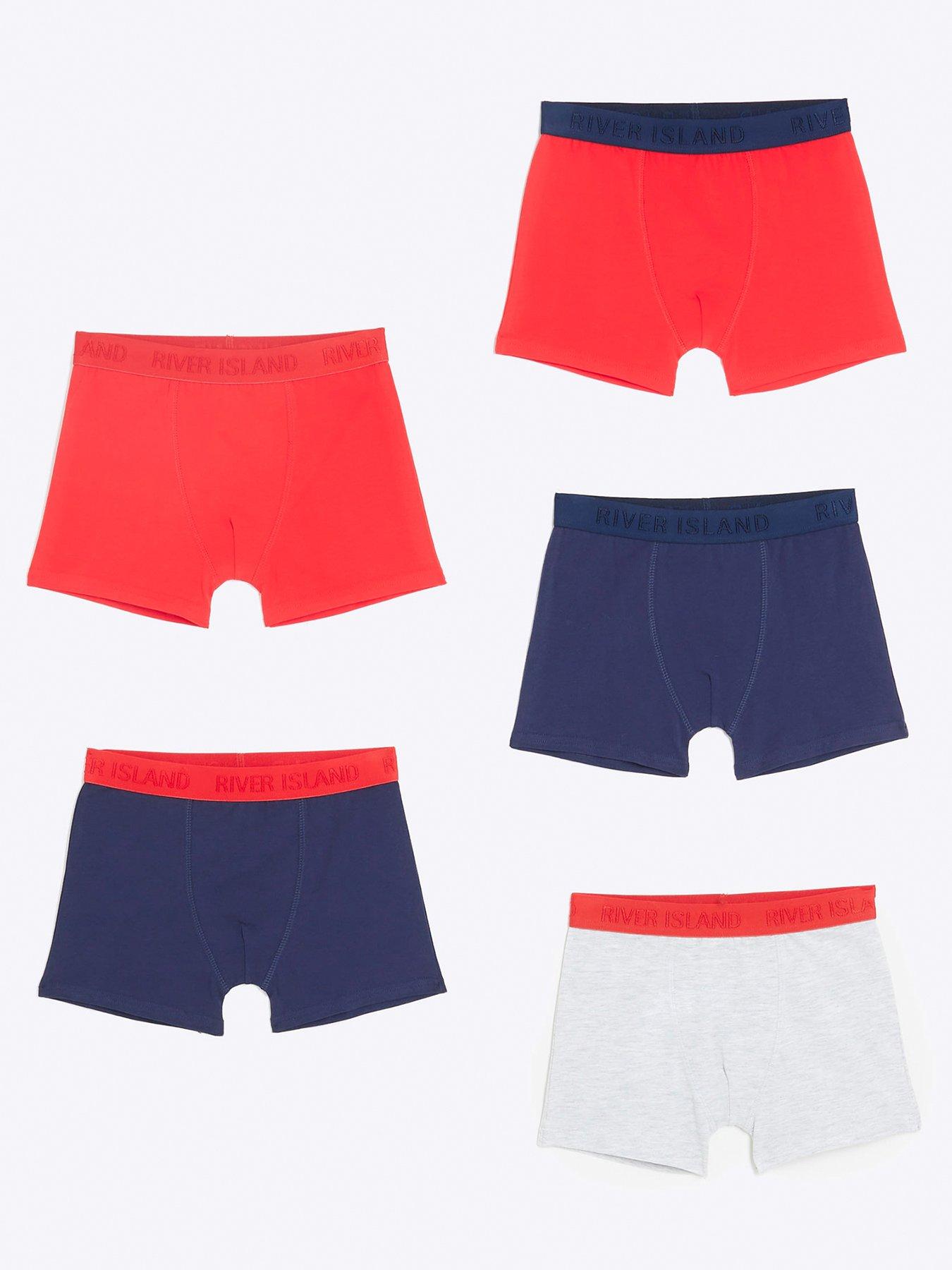 river-island-boys-boxers-5-pack-navy