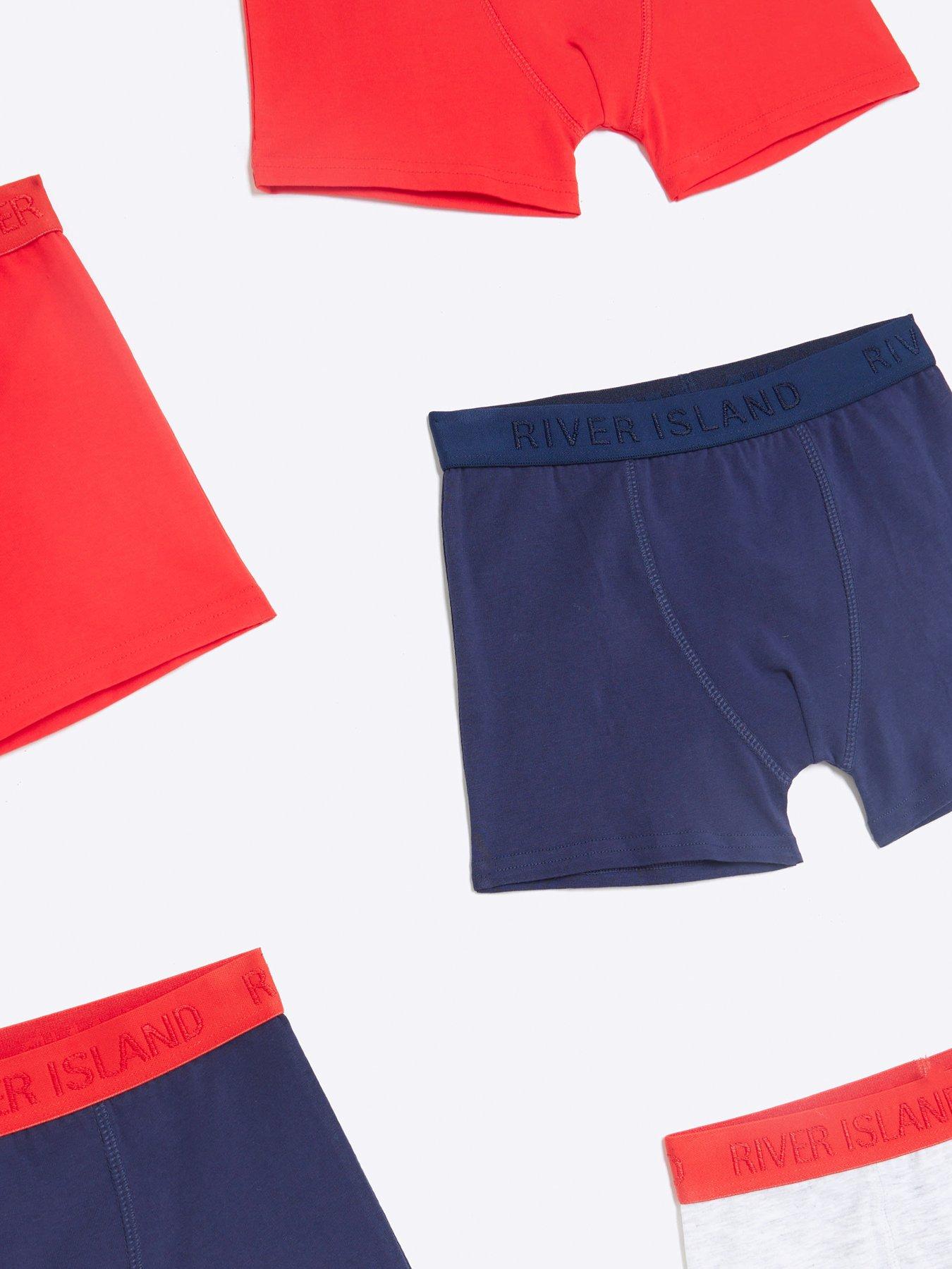 River Island Boys Boxers 5 Pack - Navy | Very Ireland
