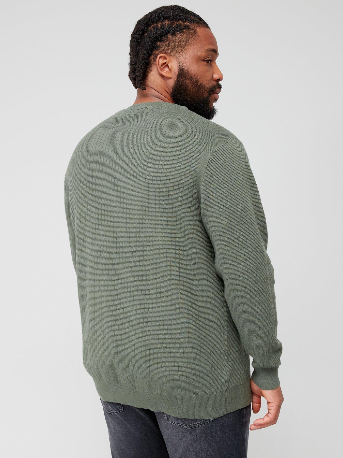 Calvin klein green jumper new arrivals